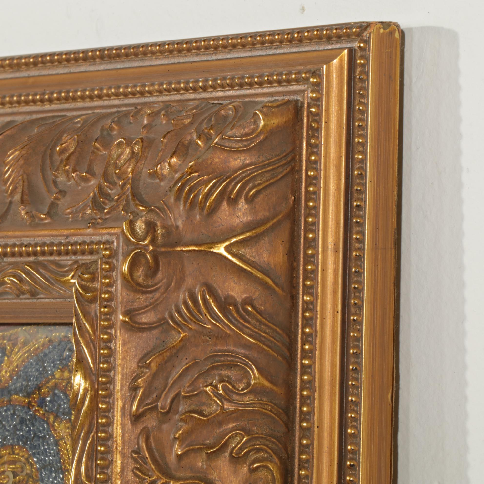 Southeast Asian Kalaga Beaded Embroidered Textile Panel with Peacock