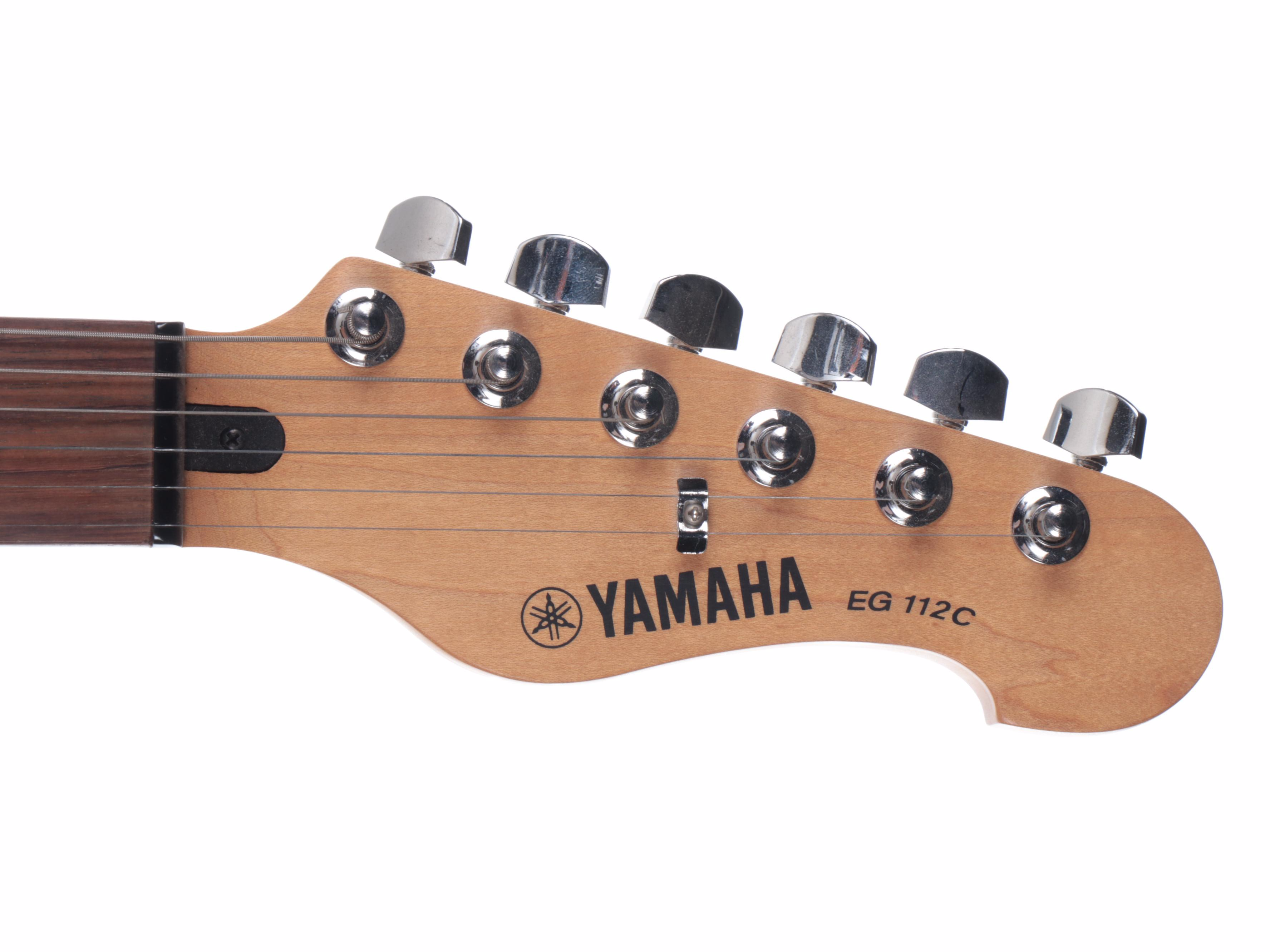 Yamaha Six-String Black Ename Electric Guitar, GA-10 Amplifier, Nylon Gigbag