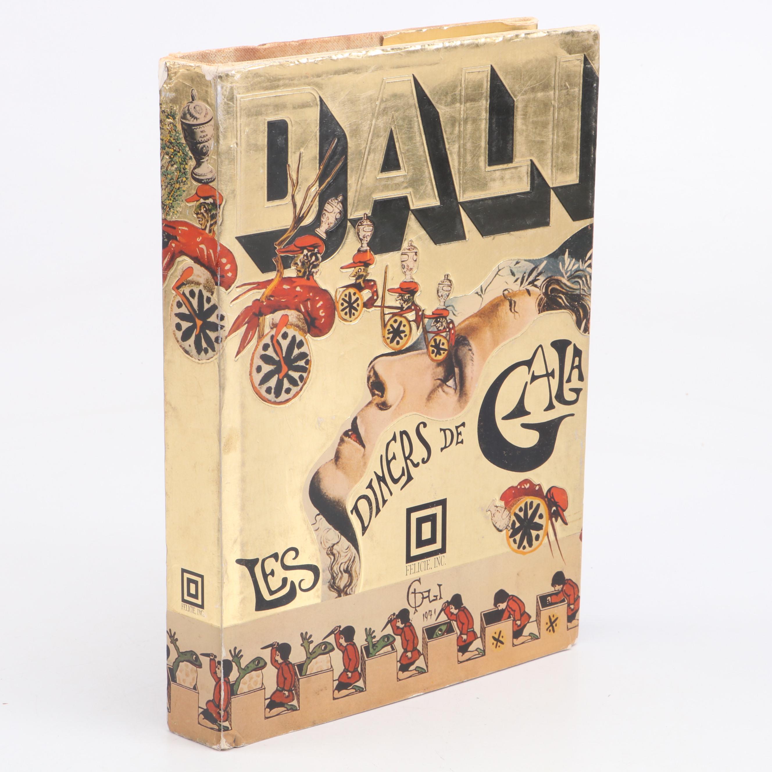 First Edition "Les dîners de Gala" by Salvador Dalí, 1973
