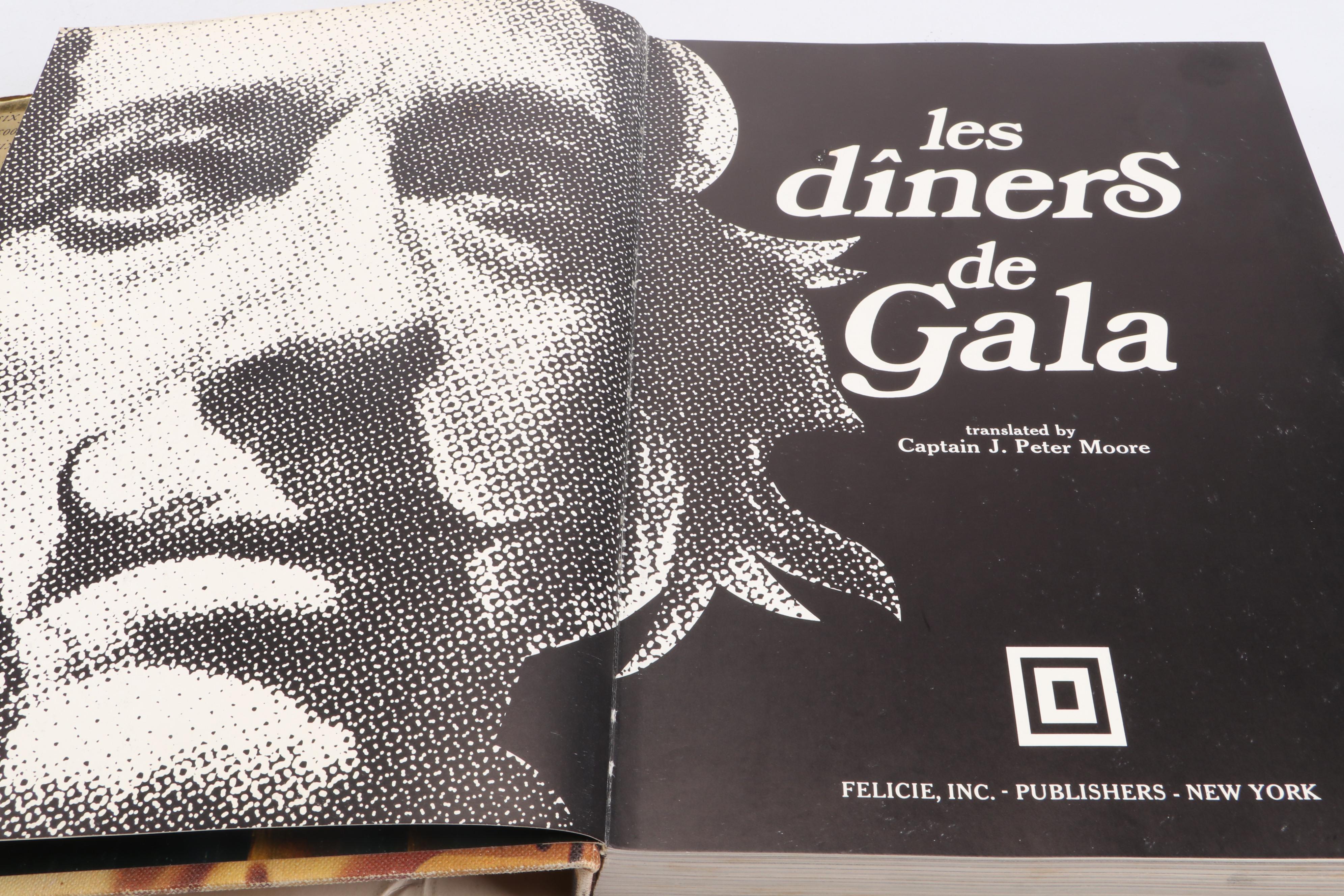 First Edition "Les dîners de Gala" by Salvador Dalí, 1973