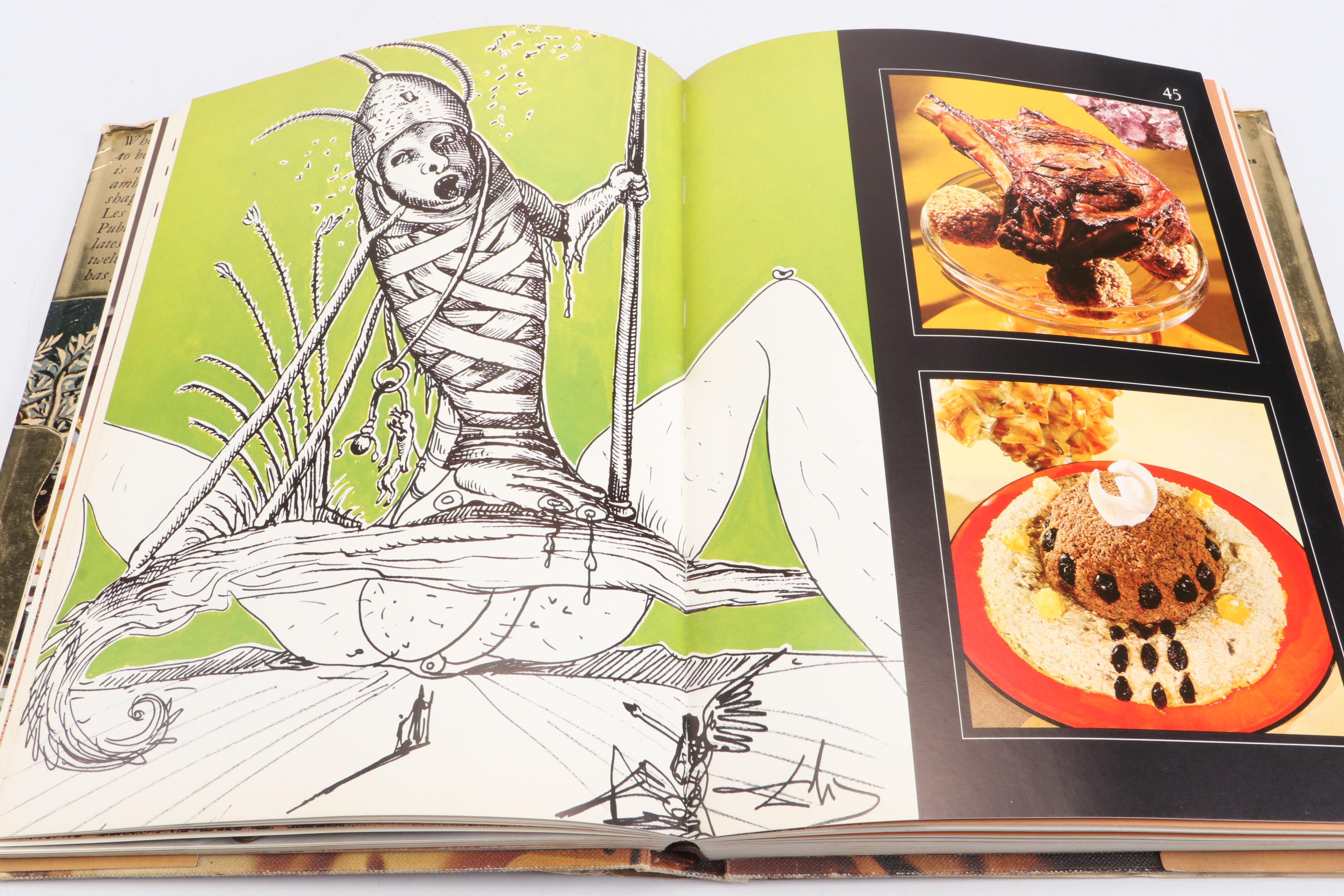 First Edition "Les dîners de Gala" by Salvador Dalí, 1973