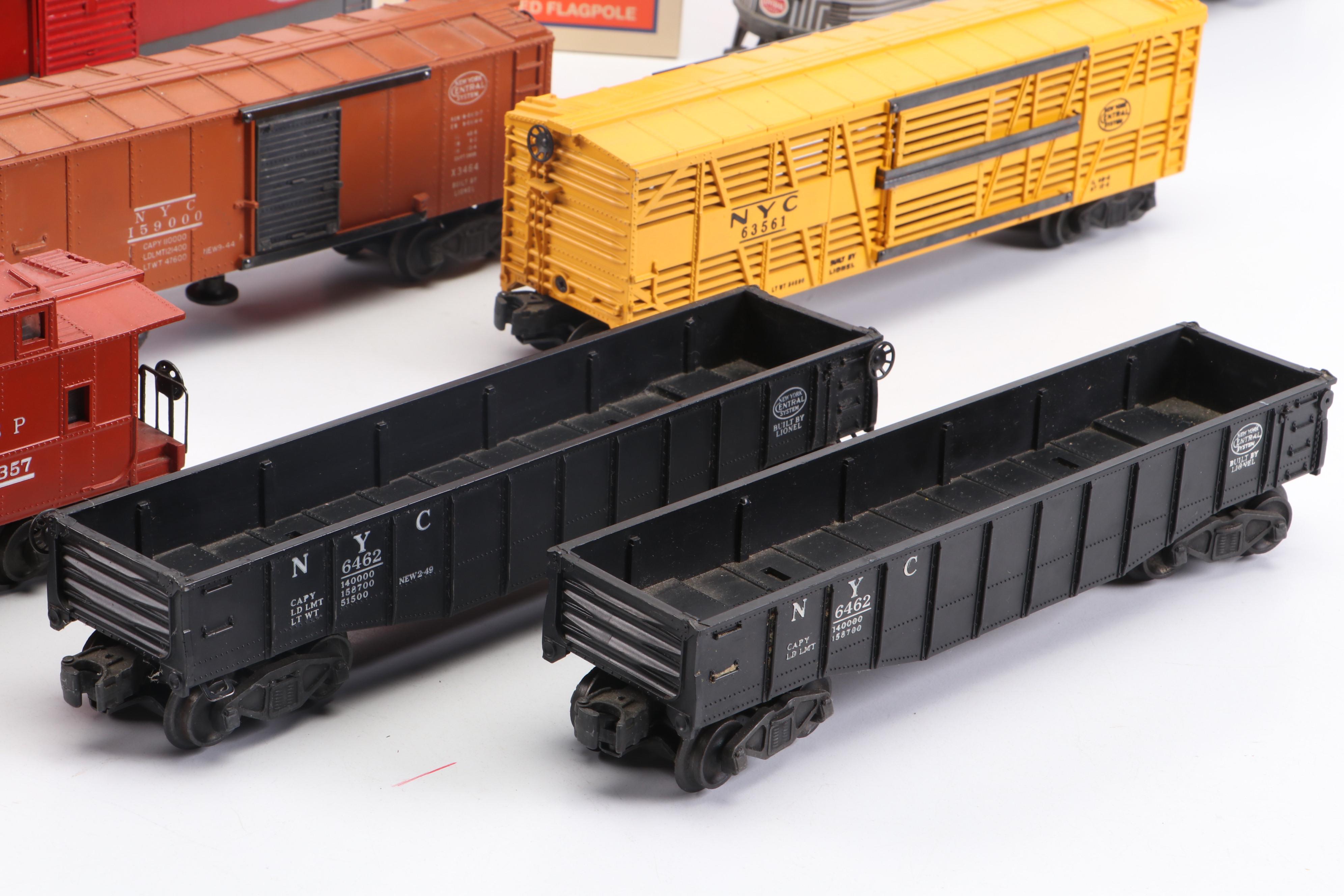 Lionel New York Central Diesel Locomotive with Boxcars, Gondolas and More
