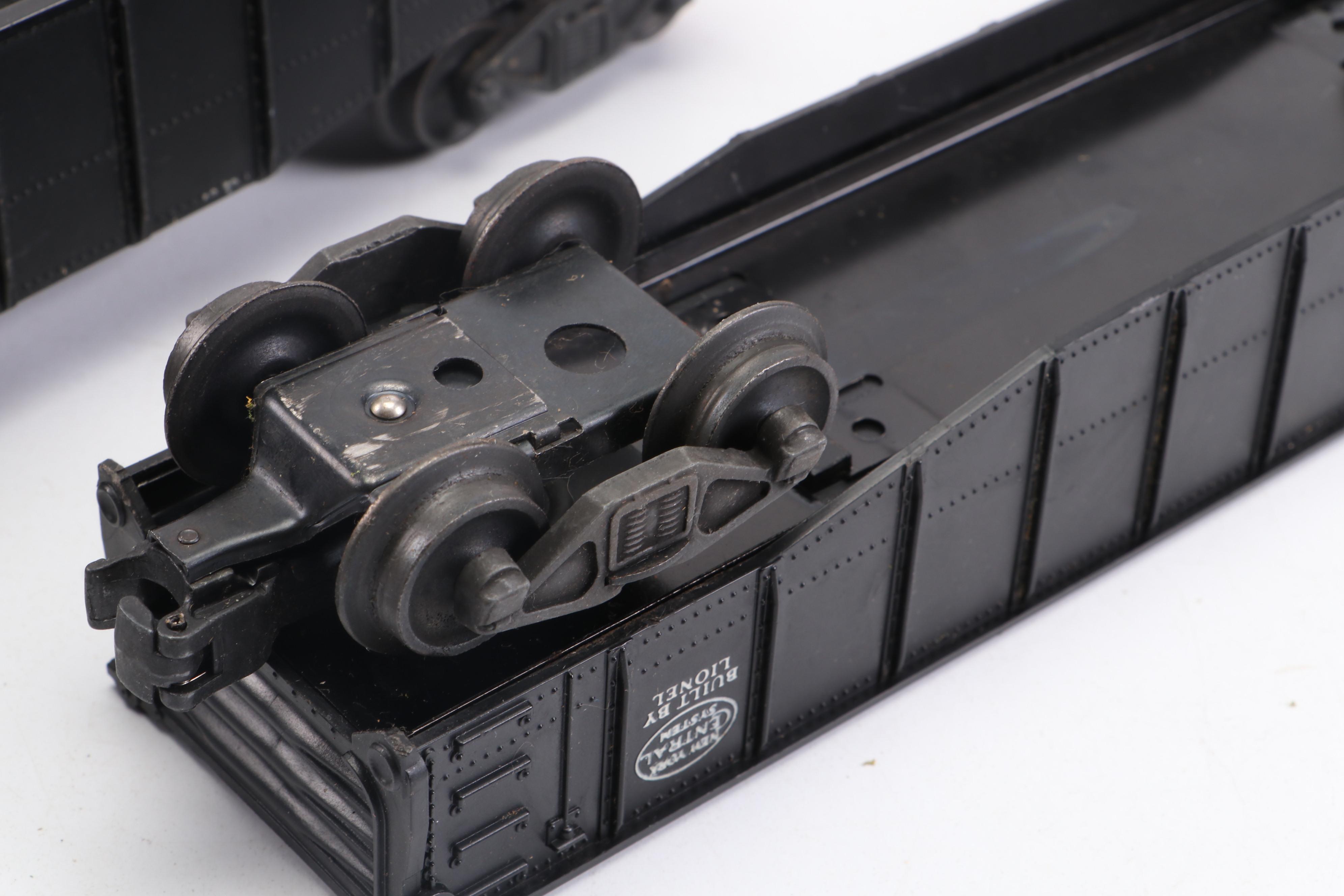 Lionel New York Central Diesel Locomotive with Boxcars, Gondolas and More