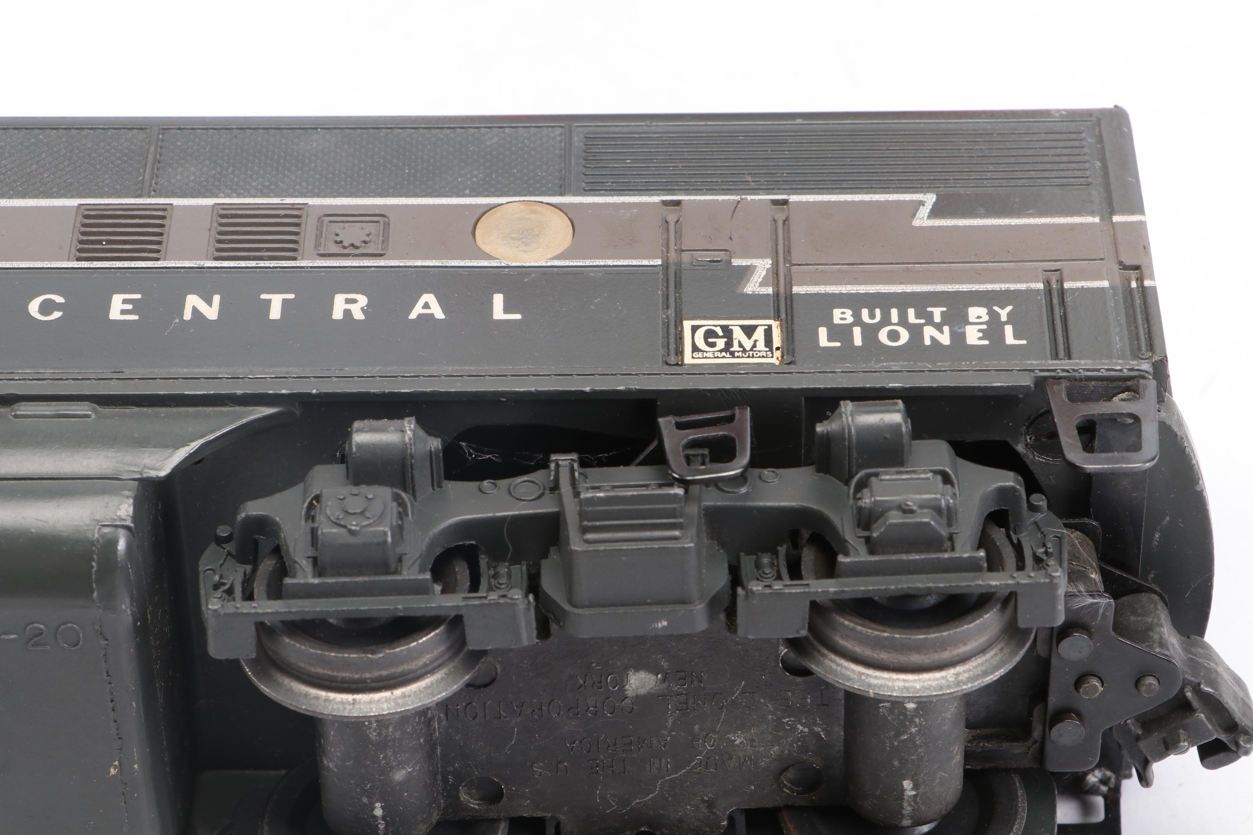Lionel New York Central Diesel Locomotive with Boxcars, Gondolas and More