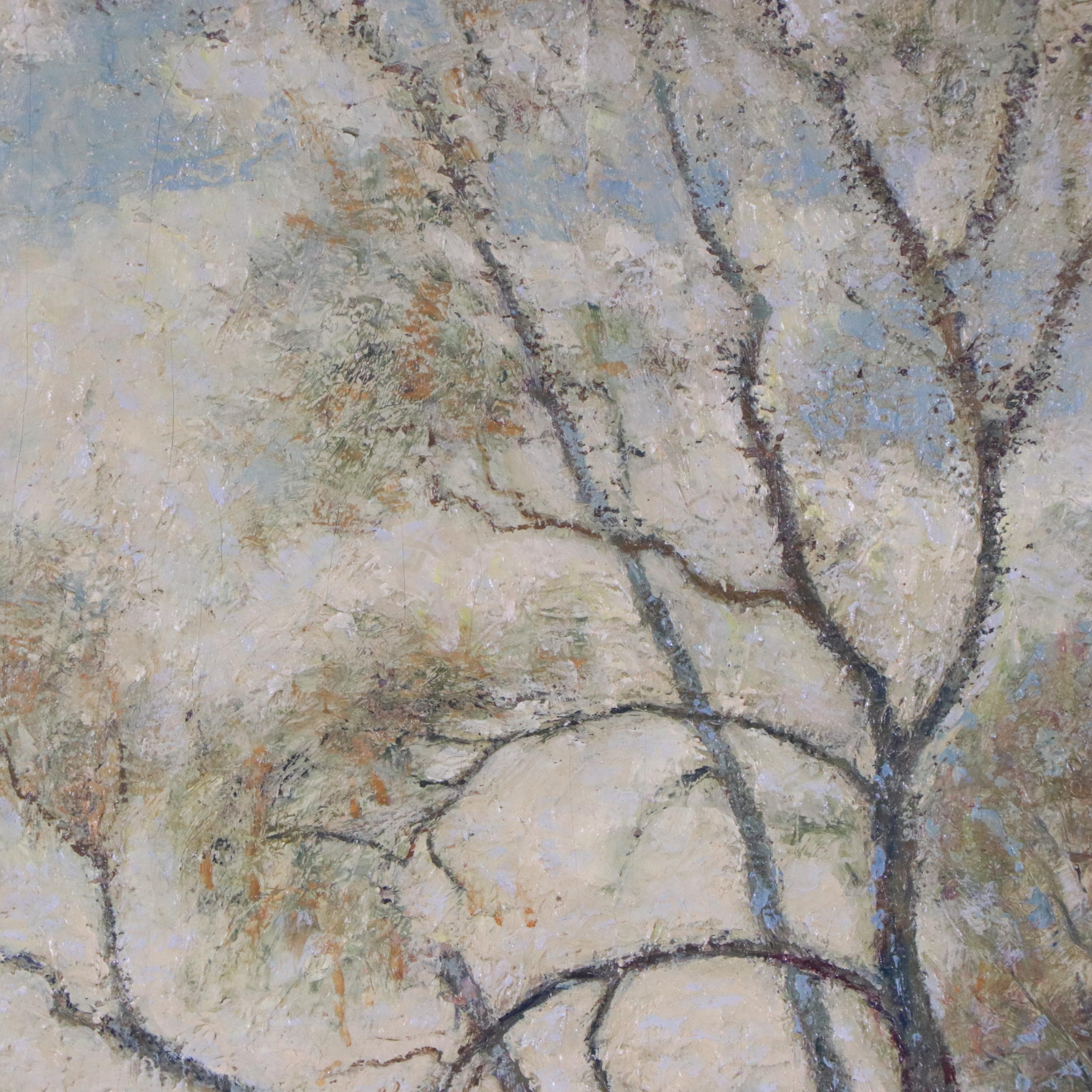 American Impressionist Landscape Painting, Early 20th Century