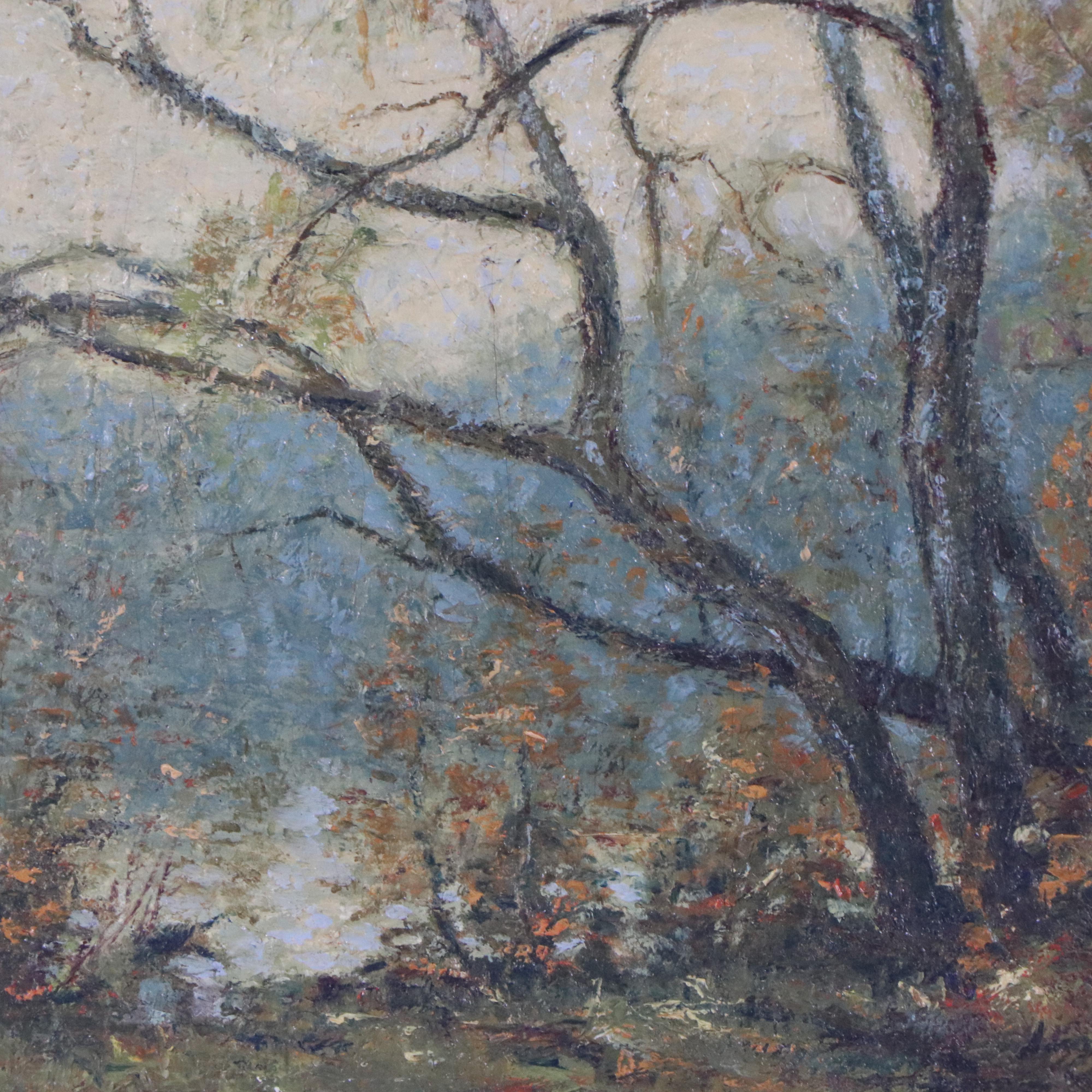 American Impressionist Landscape Painting, Early 20th Century