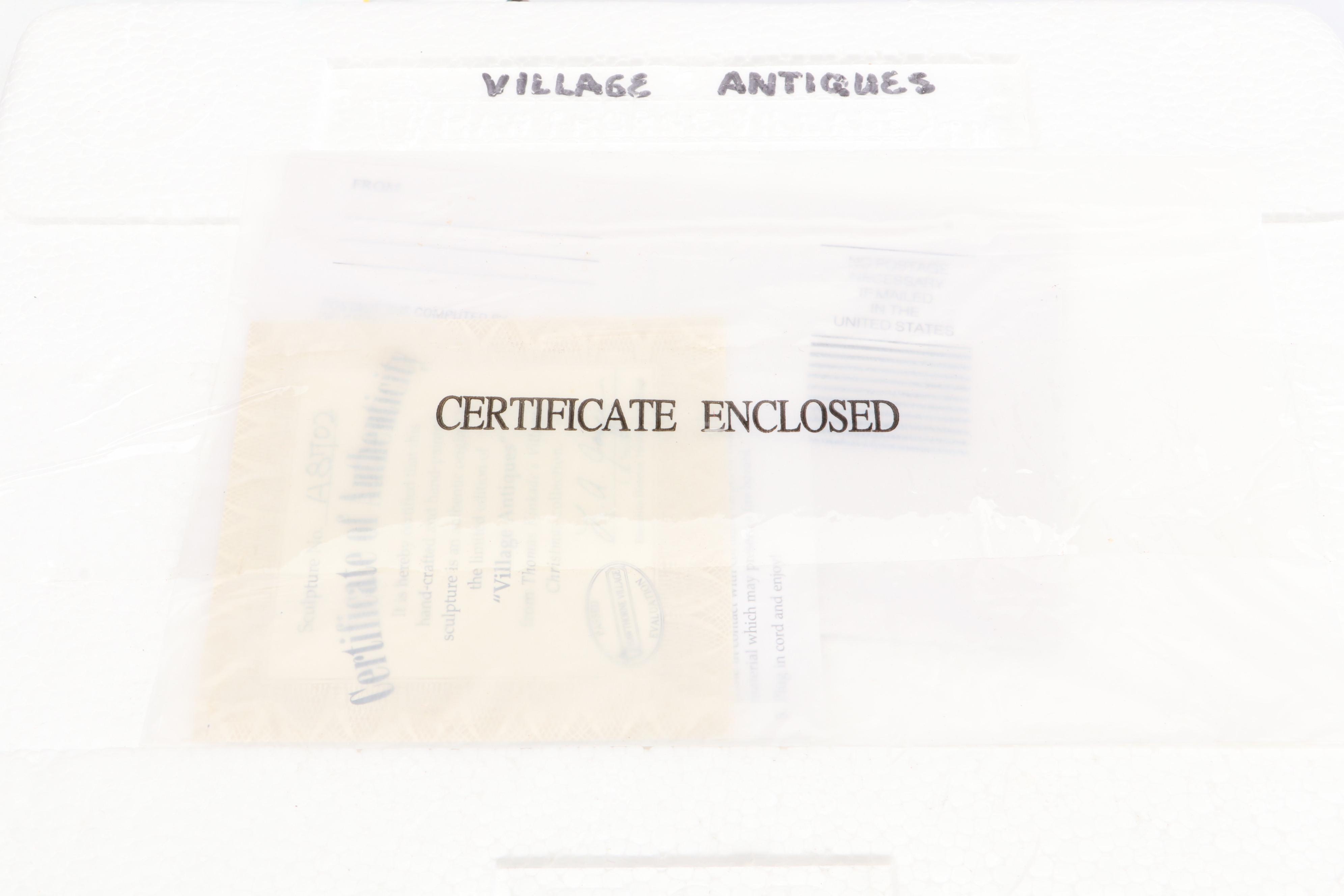 Hawthorne Village "Village Books" & More Thomas Kinkade Christmas Village Models