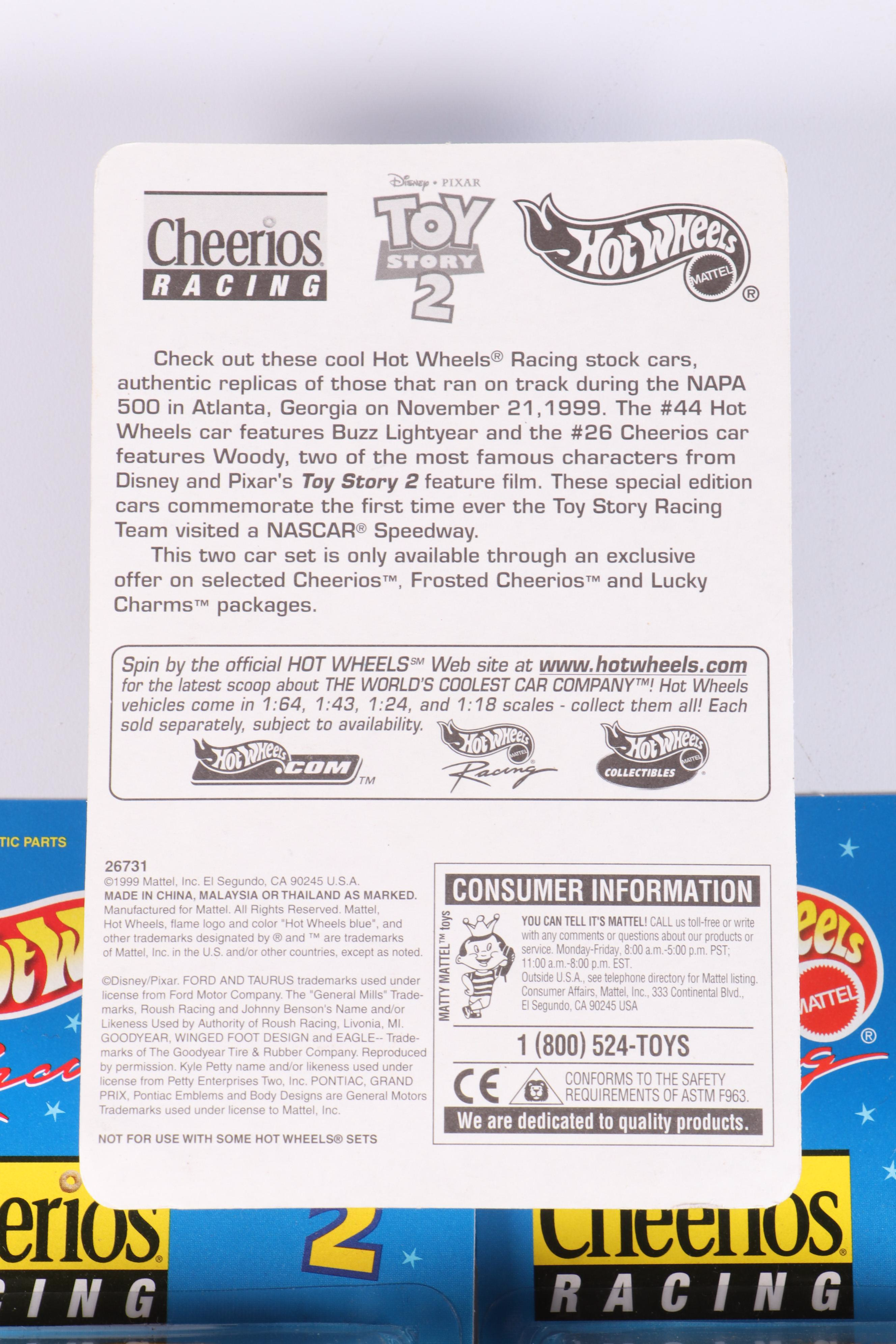 General Mills Hot Wheels Cheerios and Other Roy Race Cars