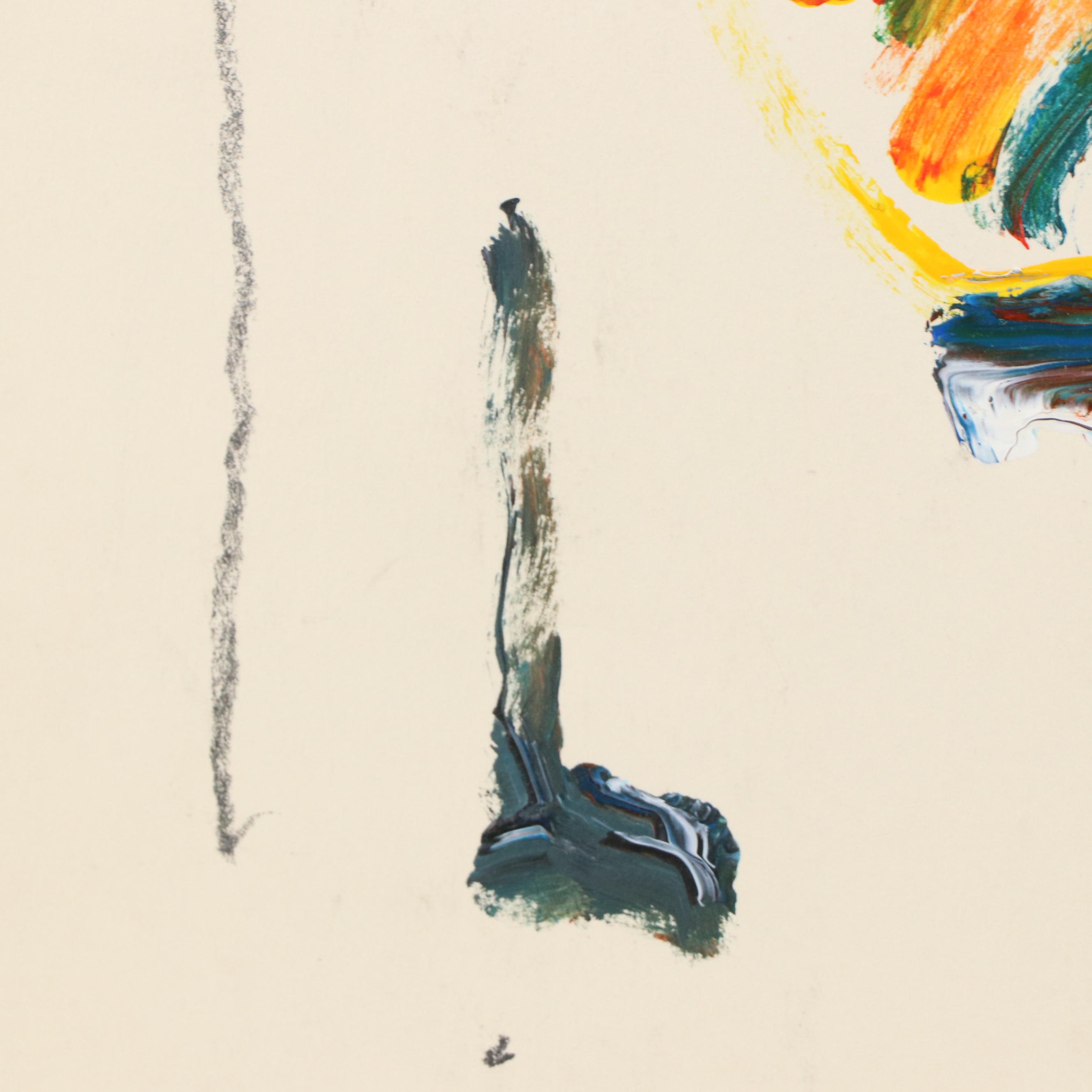 Jack Meanwell Abstract Modern Oil Painting, 2000