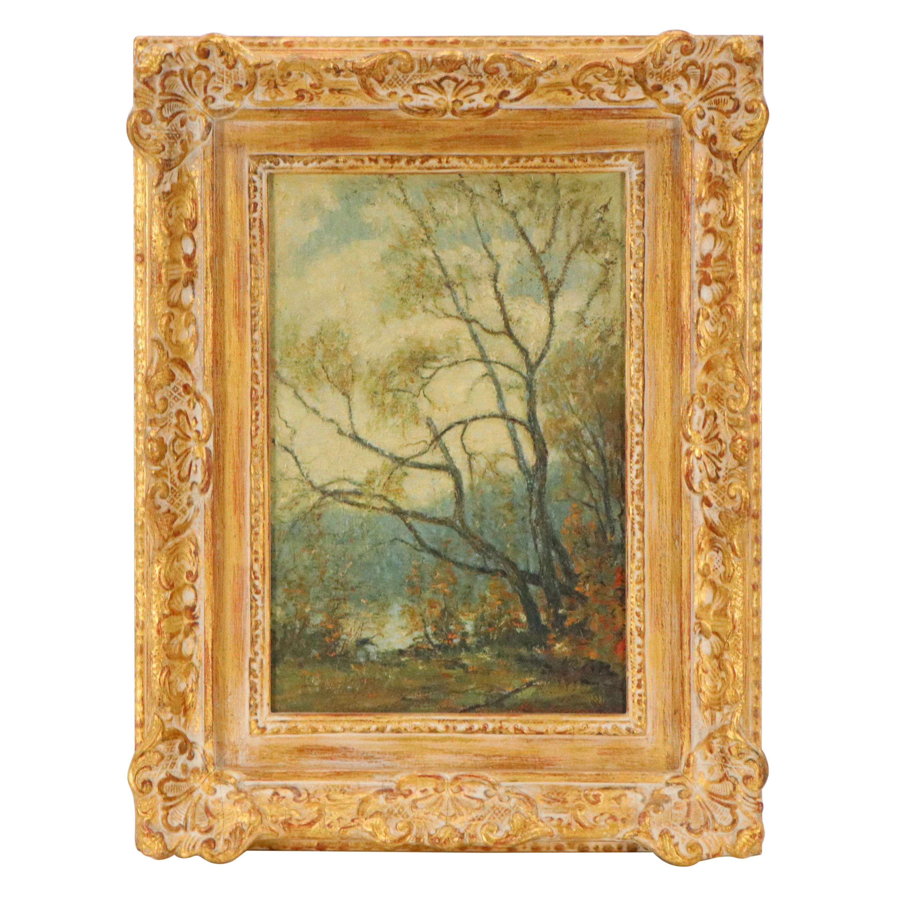 American Impressionist Landscape Painting, Early 20th Century