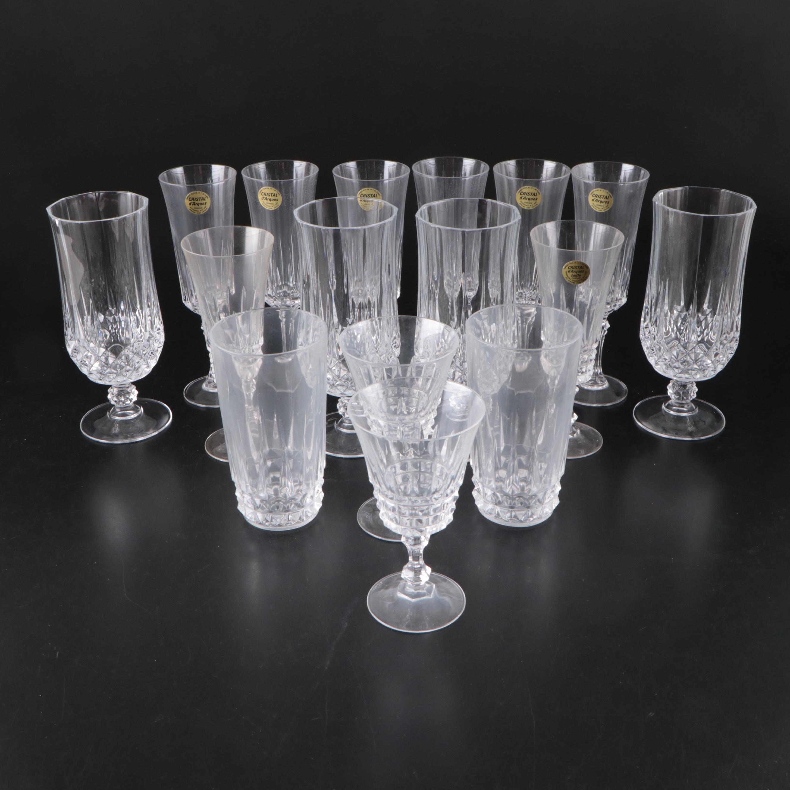 Cristal D'Arques "Longchamp" and More Crystal Stemware