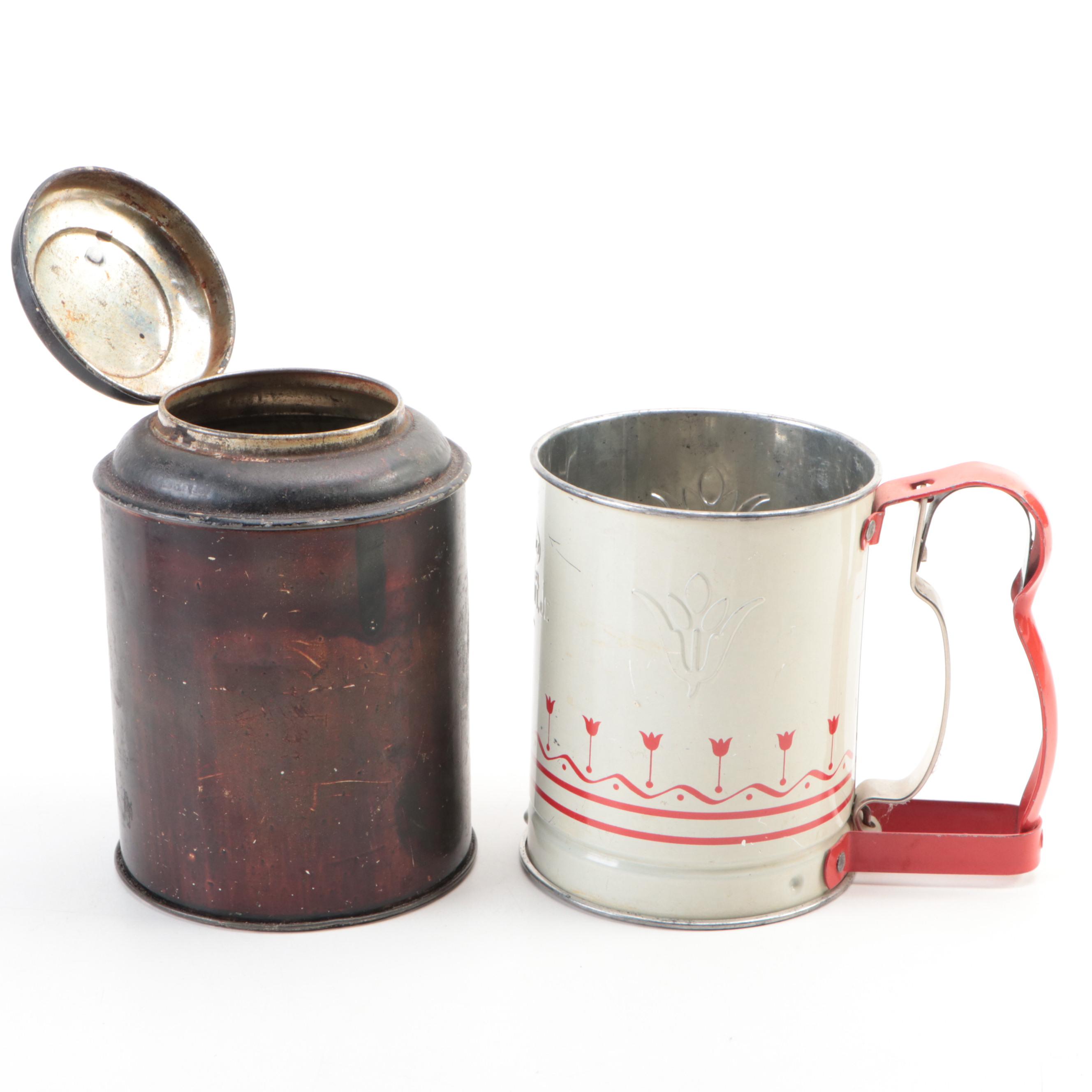 Juice-O-Mat Cast Metal Juicer with Hand-i-Sift Jr., Grater & Other Kitchen Tools