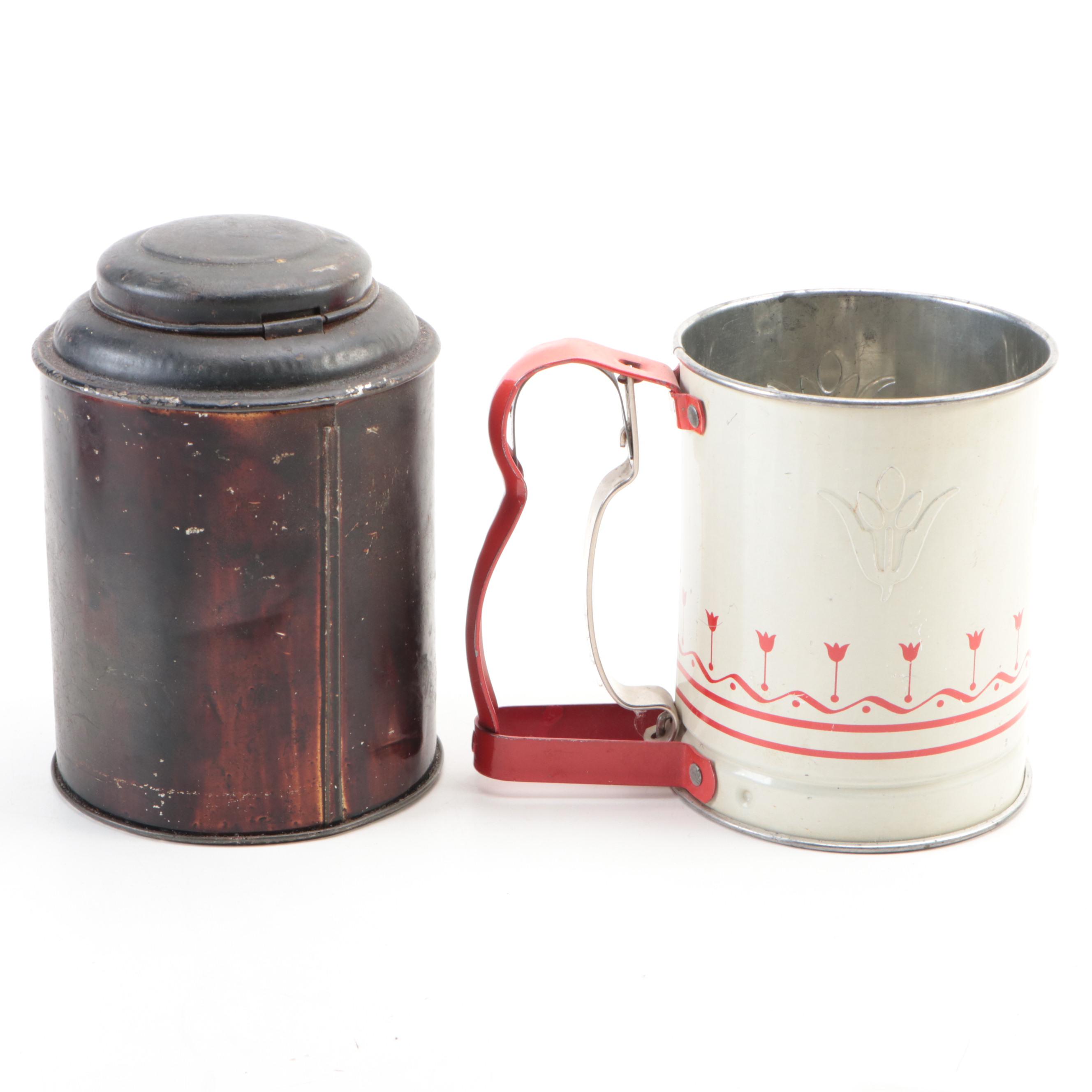 Juice-O-Mat Cast Metal Juicer with Hand-i-Sift Jr., Grater & Other Kitchen Tools