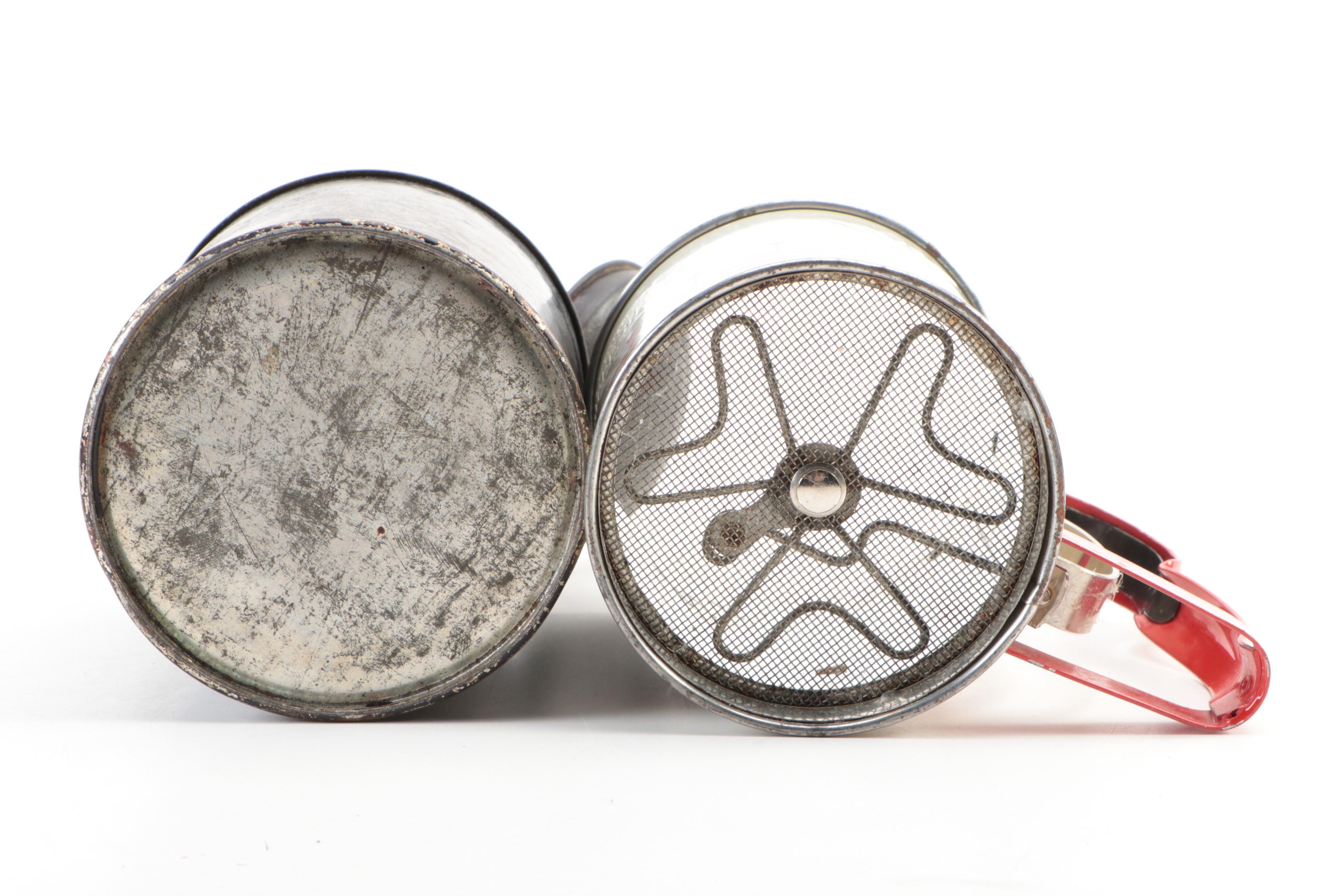 Juice-O-Mat Cast Metal Juicer with Hand-i-Sift Jr., Grater & Other Kitchen Tools