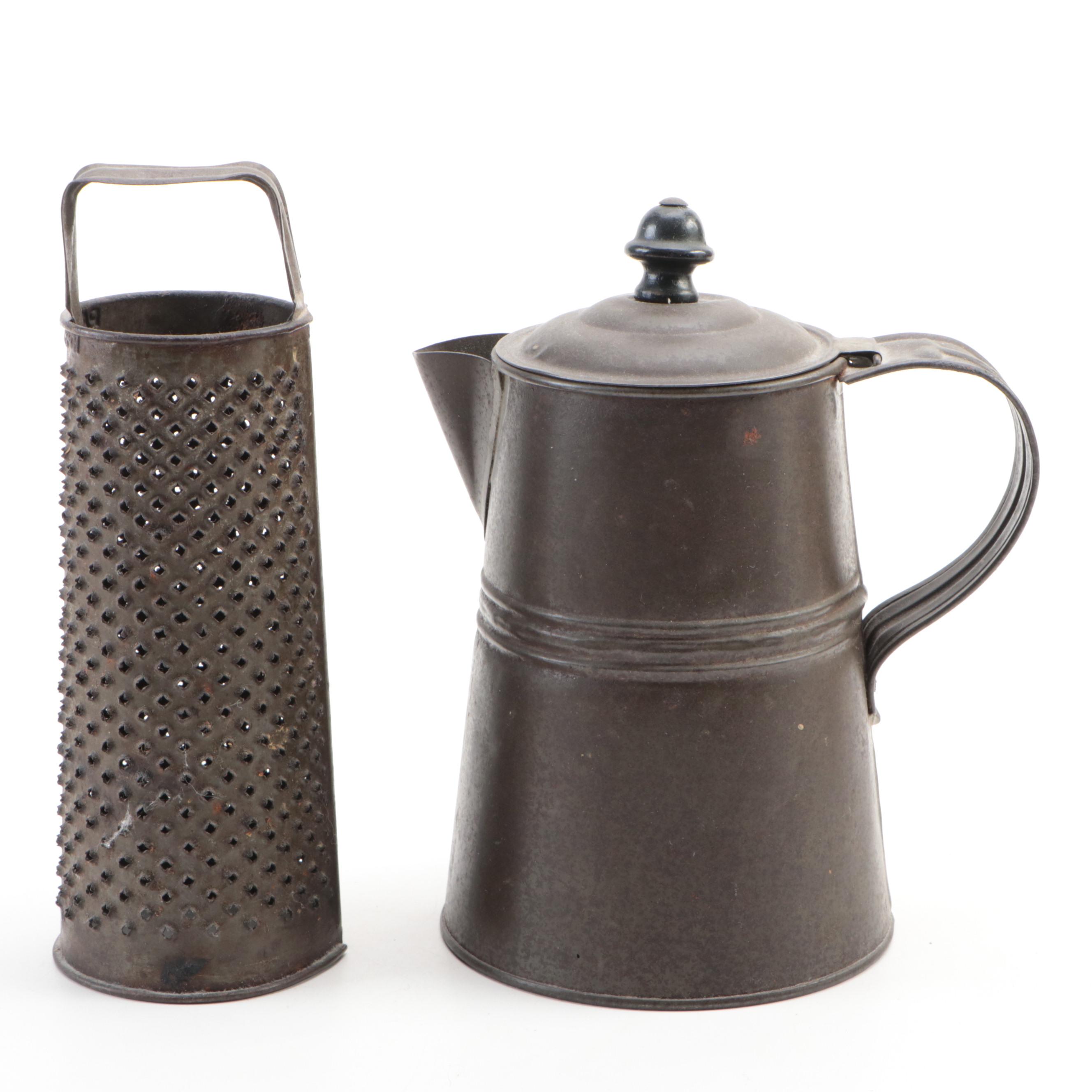 Juice-O-Mat Cast Metal Juicer with Hand-i-Sift Jr., Grater & Other Kitchen Tools