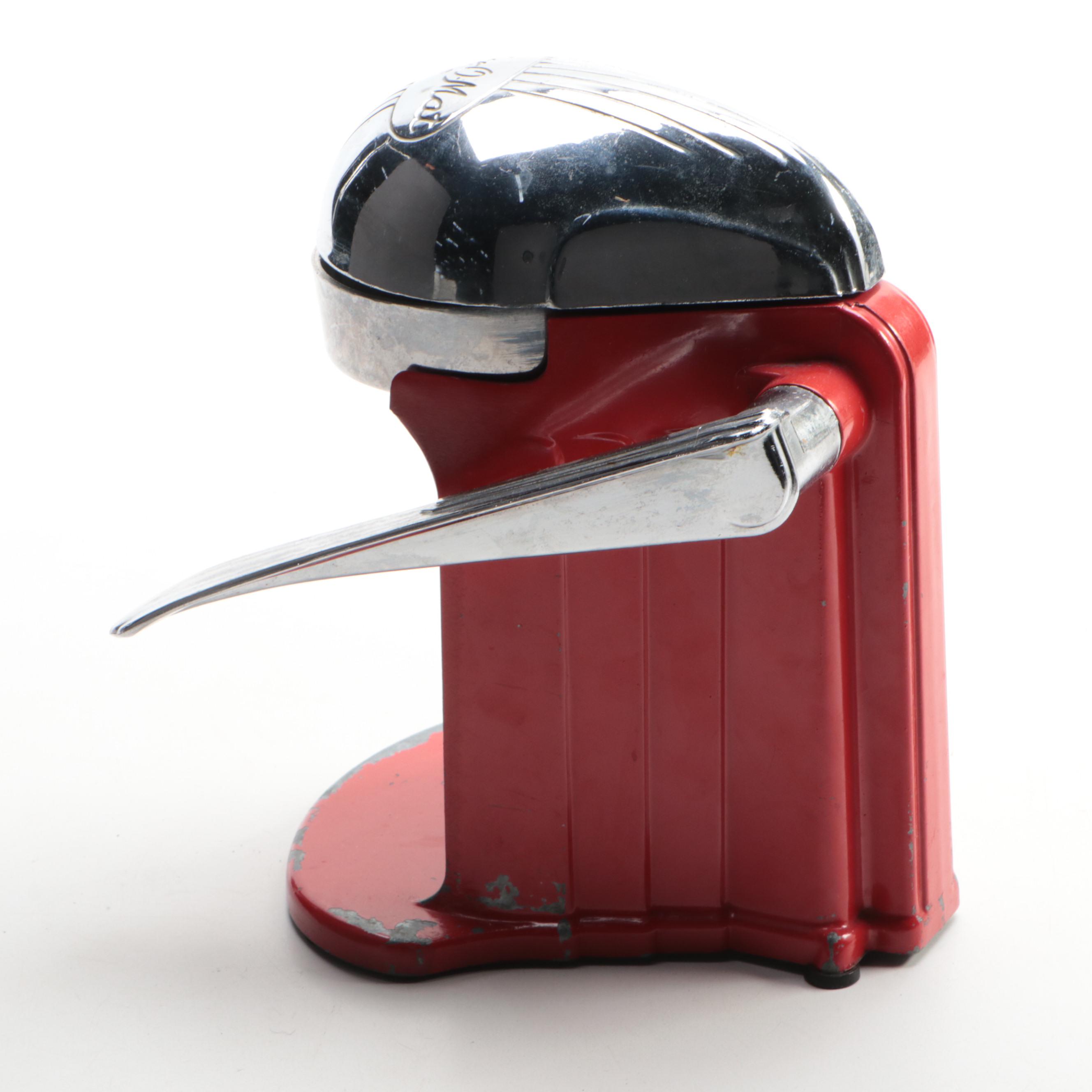 Juice-O-Mat Cast Metal Juicer with Hand-i-Sift Jr., Grater & Other Kitchen Tools