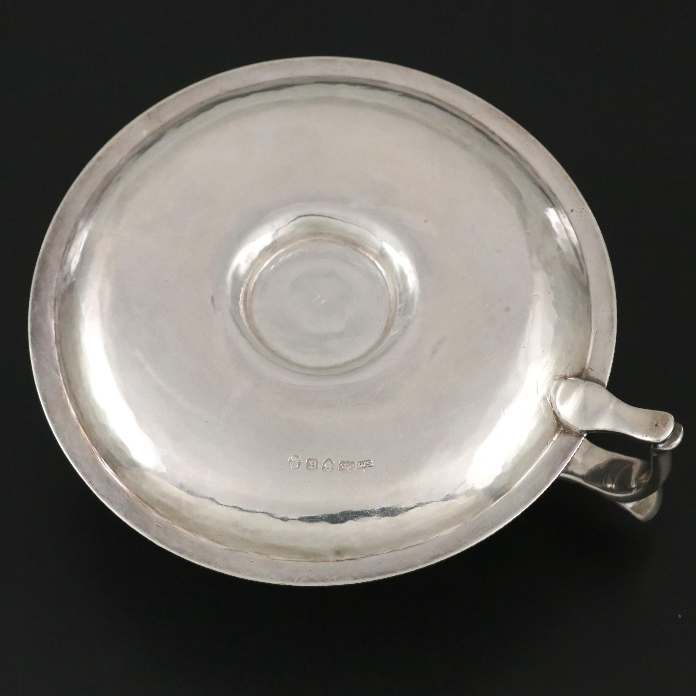 George III English William Stroud Sterling Chamber Candle Holder, 1805