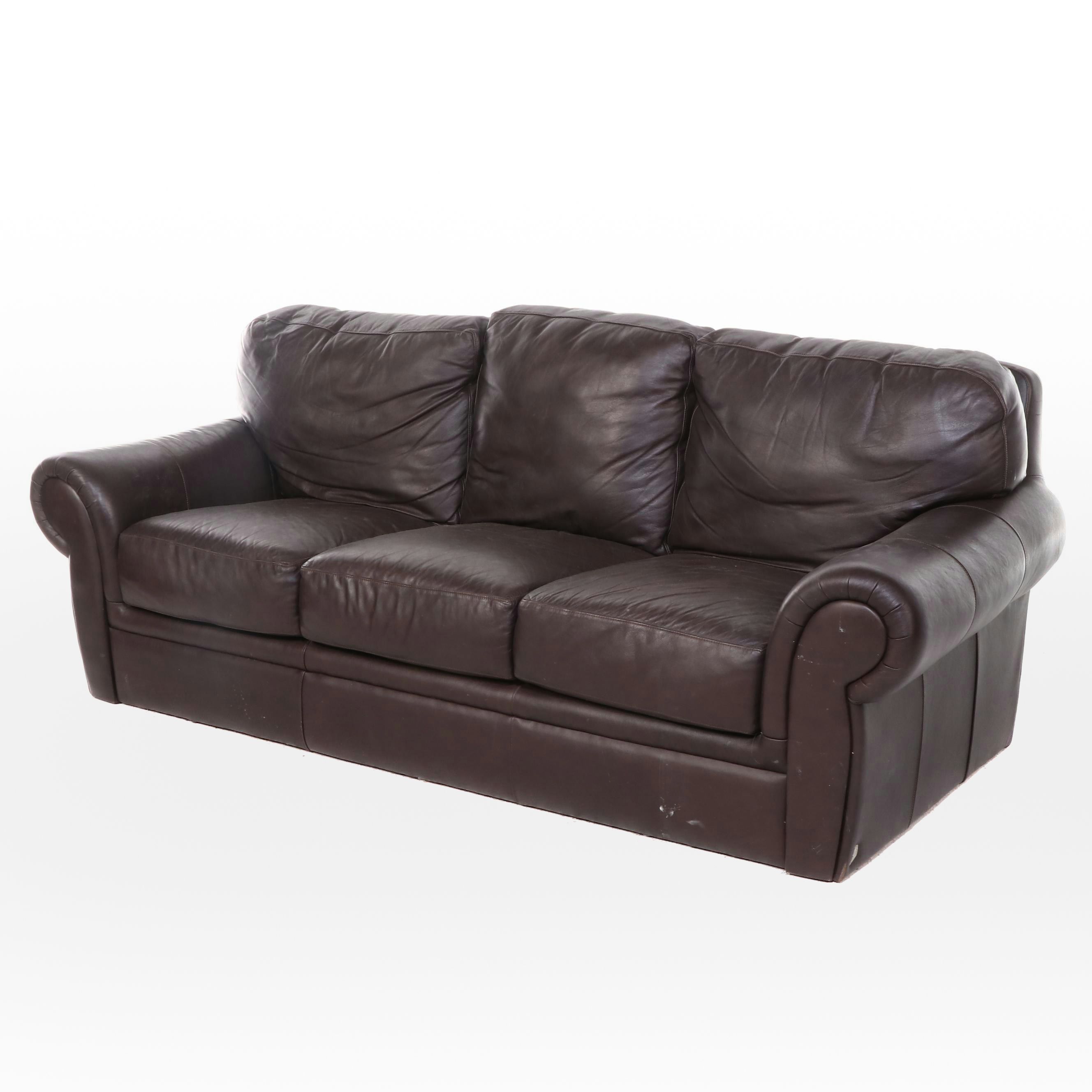Preston Hill Faux Leather Sofa