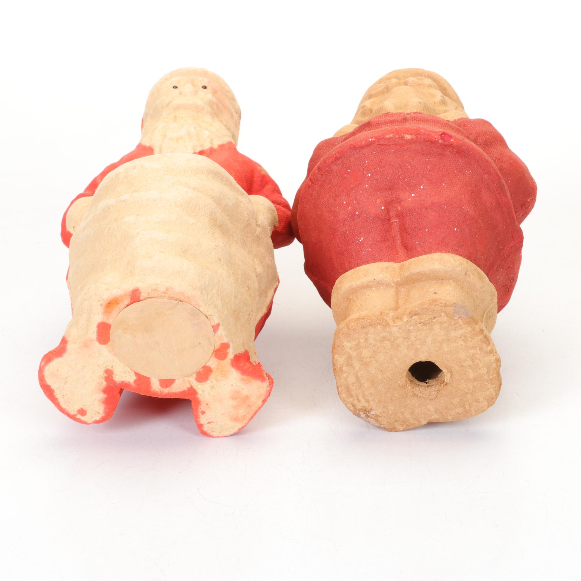 Santa Candy Containers and Holiday Tabletop Decorations