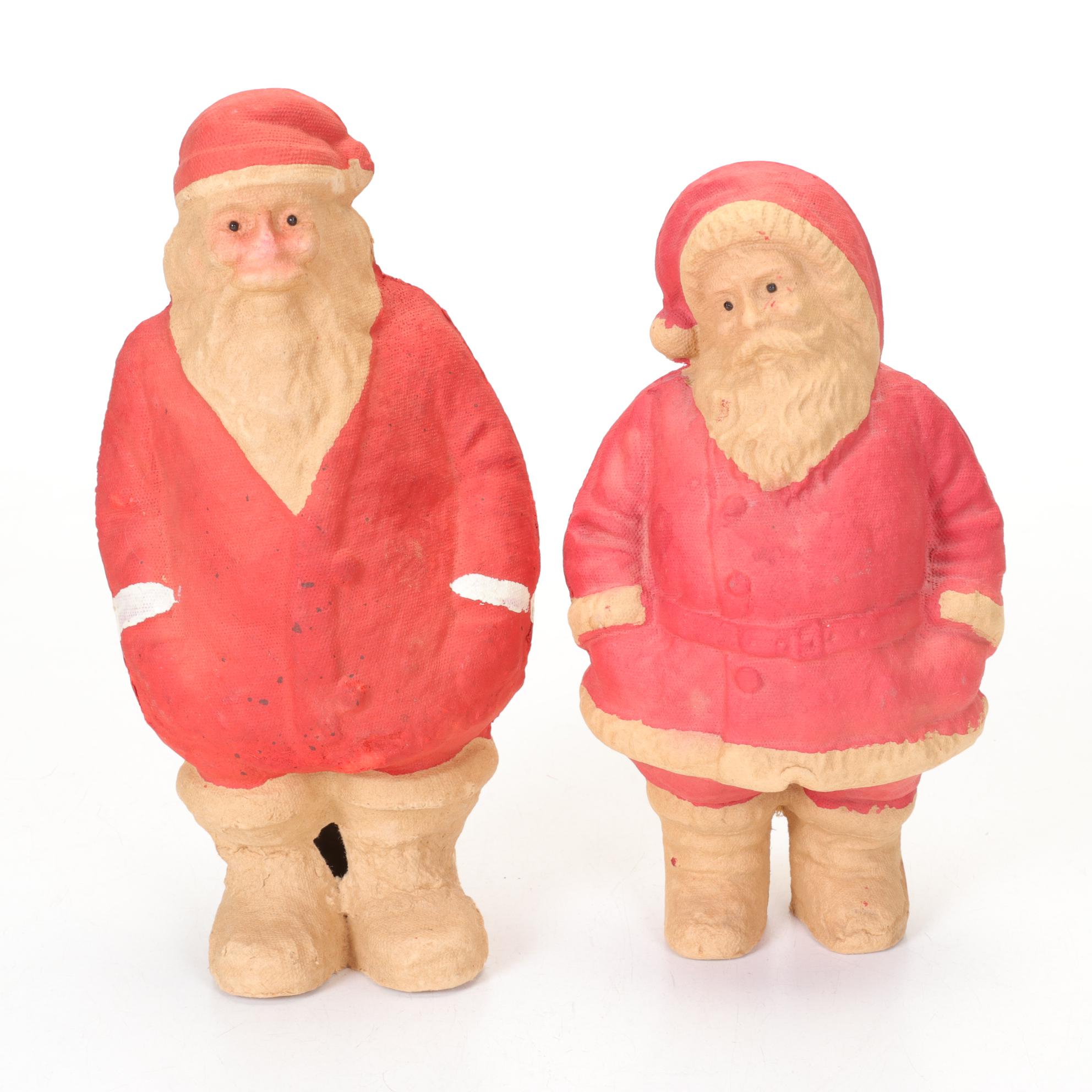 Santa Candy Containers and Holiday Tabletop Decorations