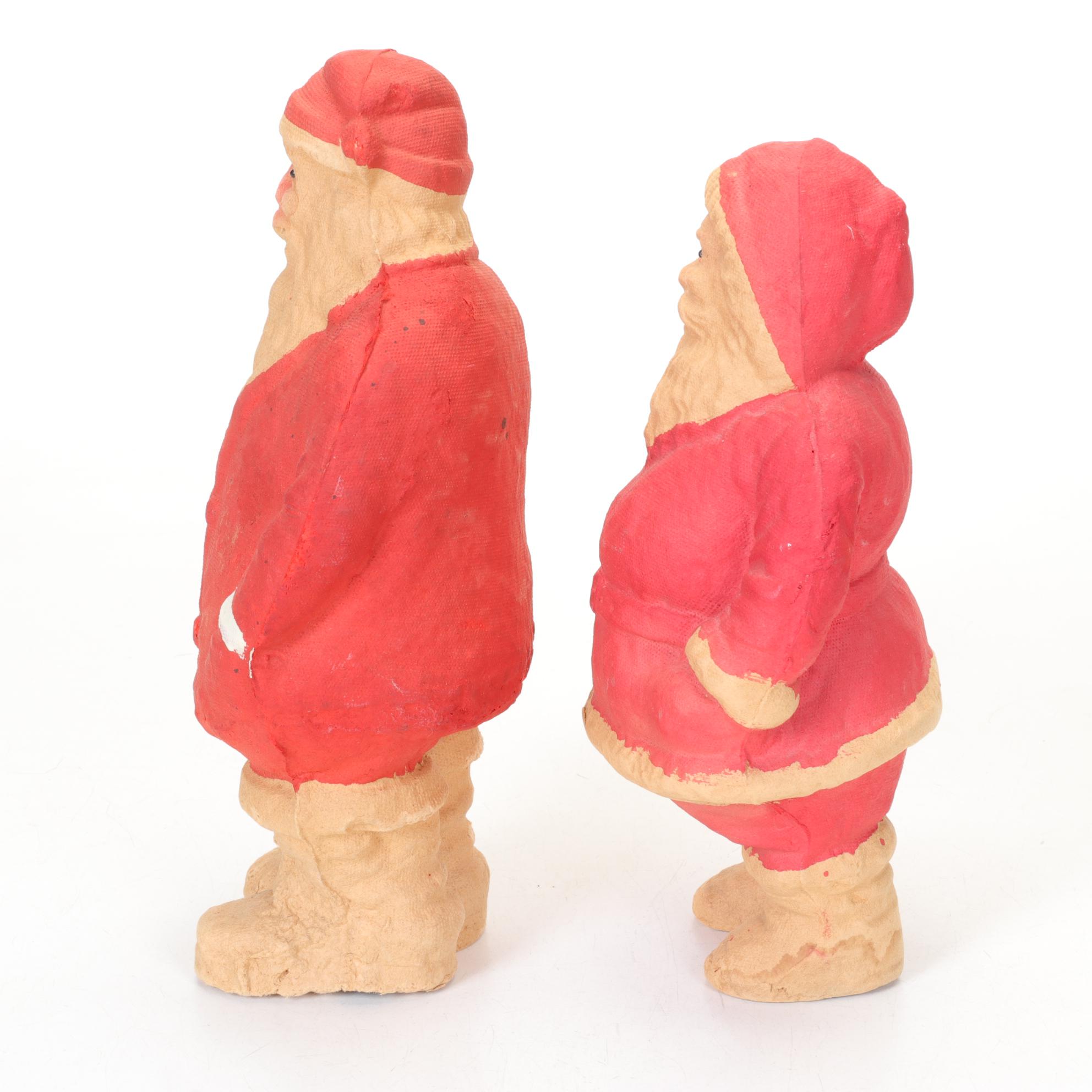 Santa Candy Containers and Holiday Tabletop Decorations