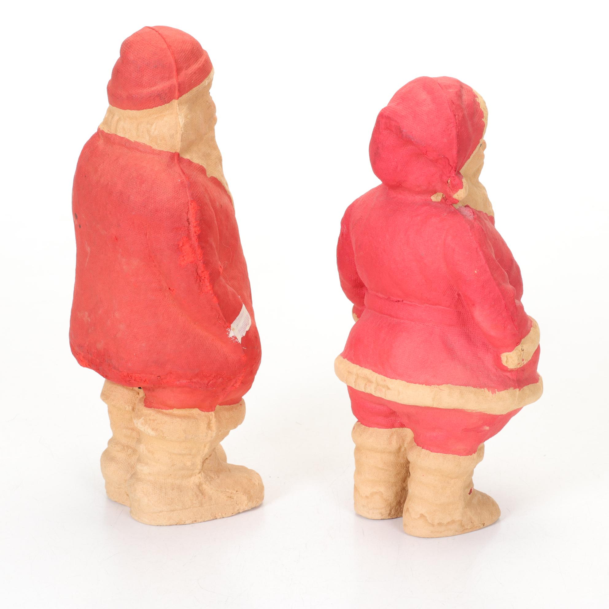 Santa Candy Containers and Holiday Tabletop Decorations