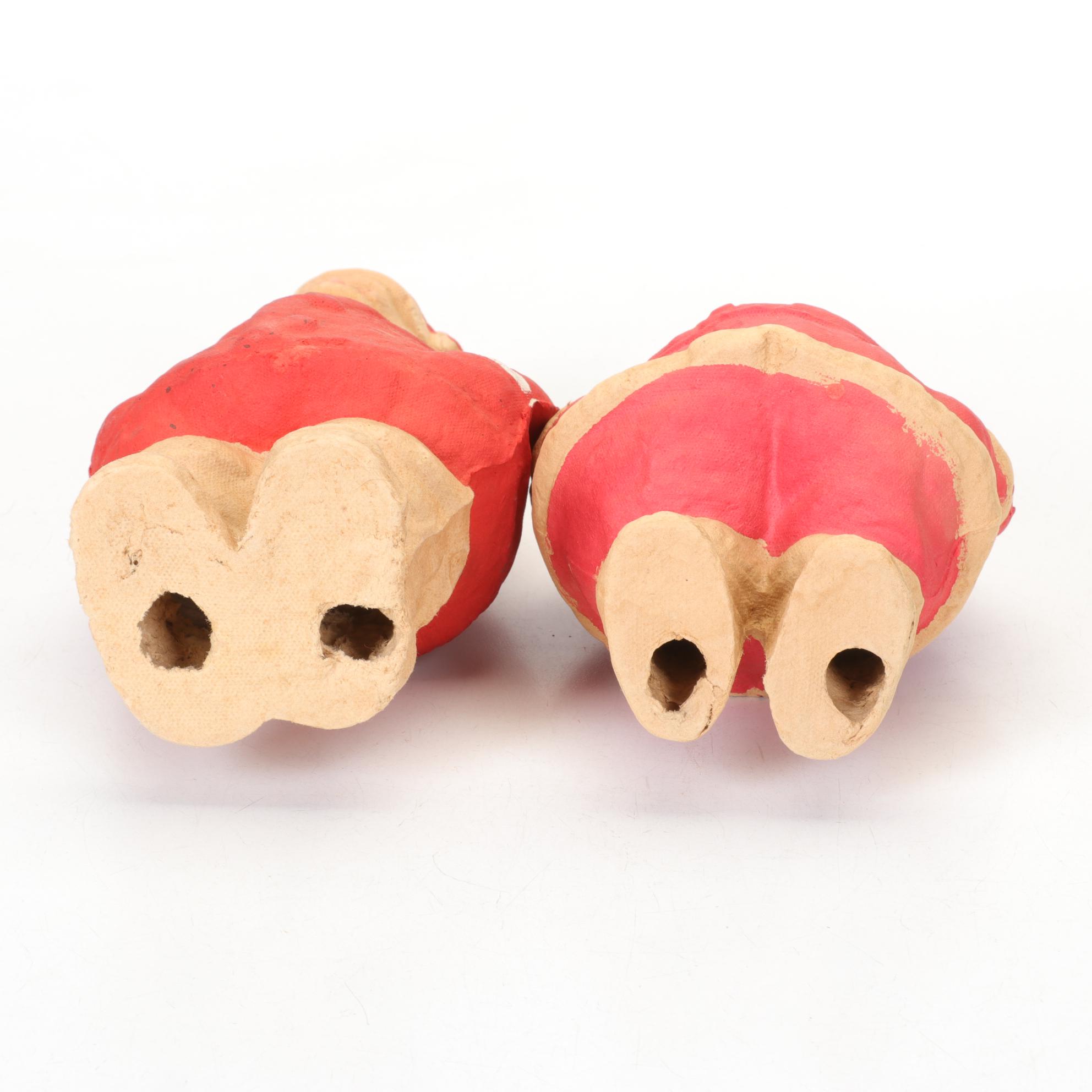 Santa Candy Containers and Holiday Tabletop Decorations