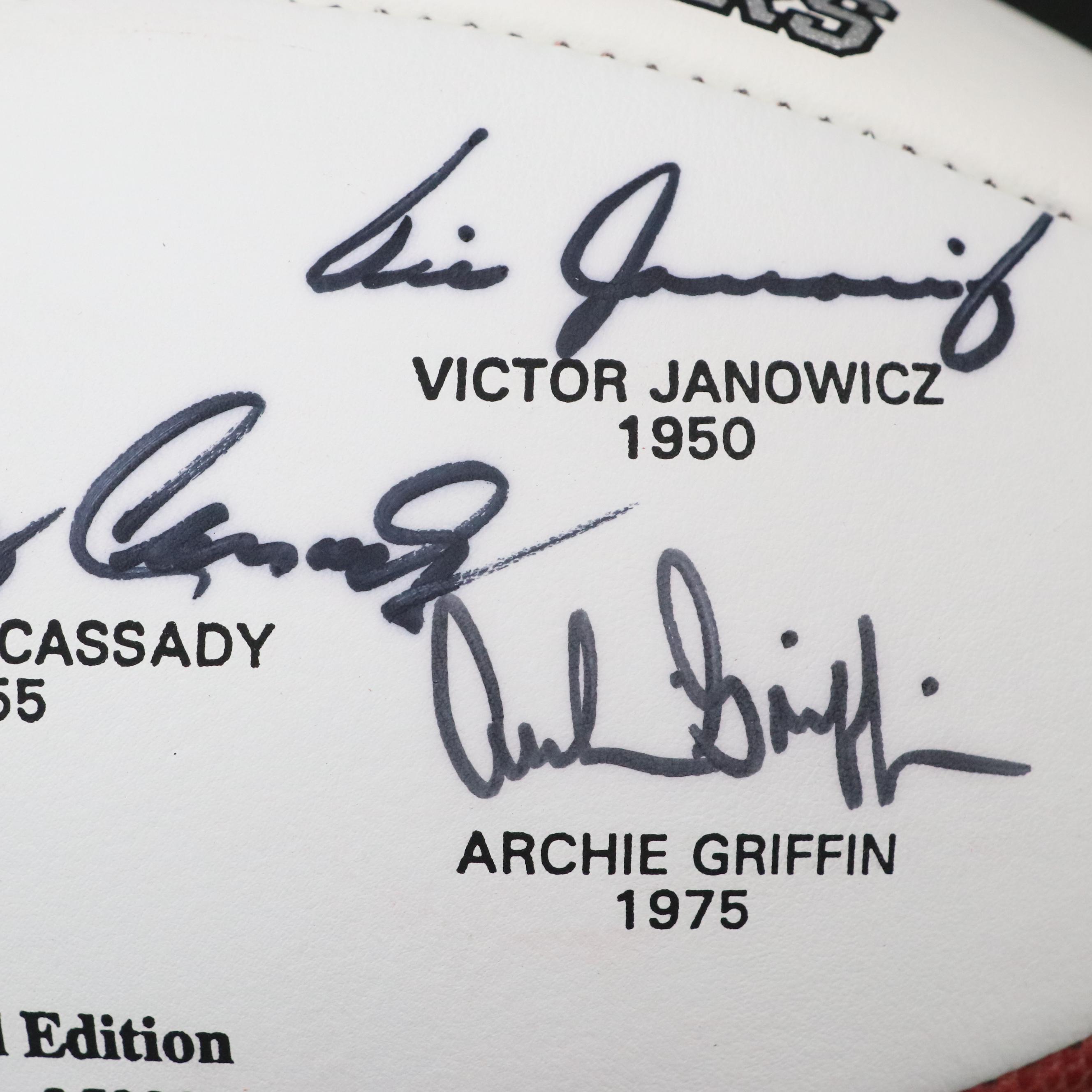 Archie Griffin & More Signed Ohio State Heisman Winners Limited Edition Football