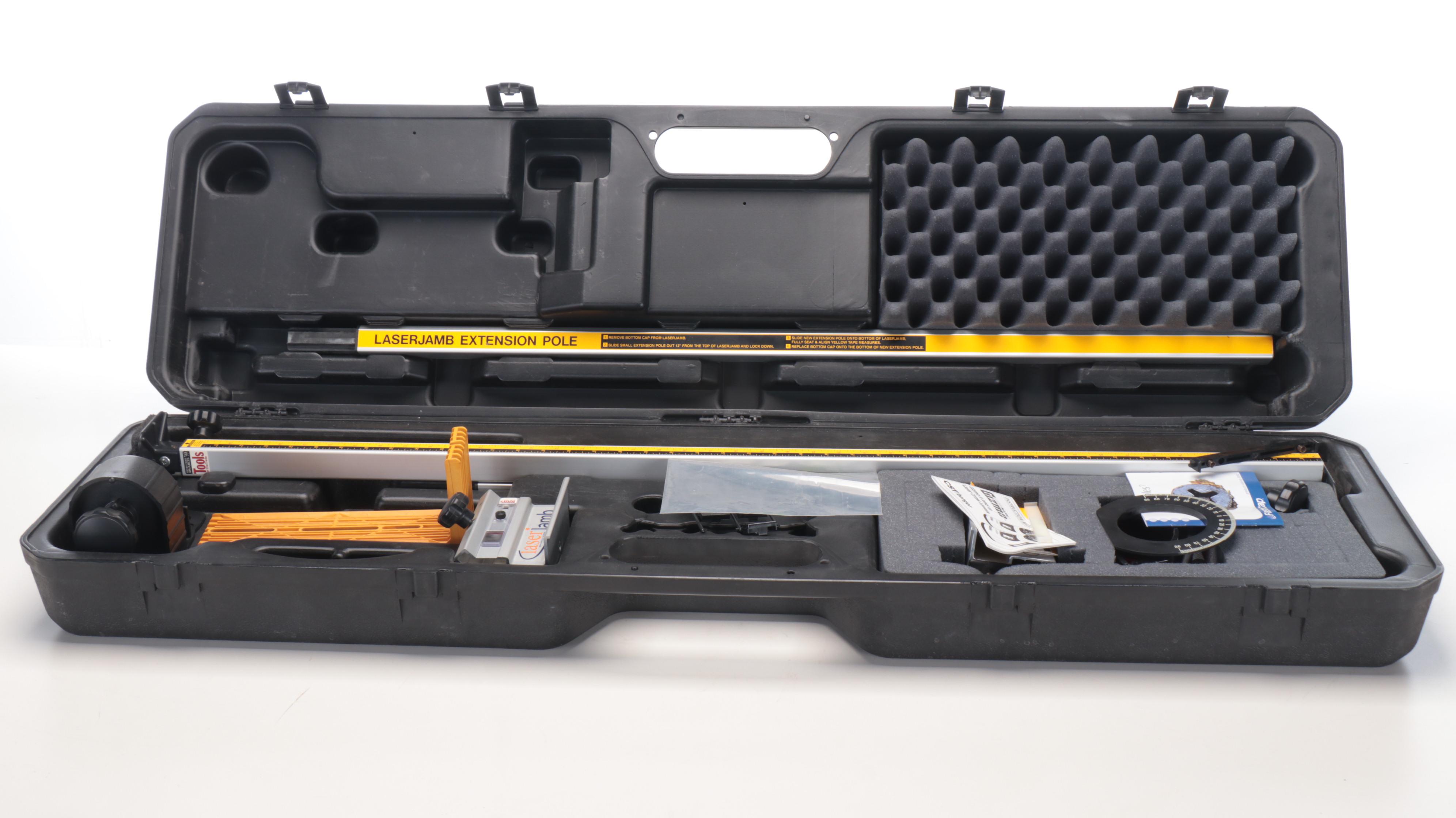 Stanley FatMax Spirit Level with Laser Jamb Extension Pole, Case and  More