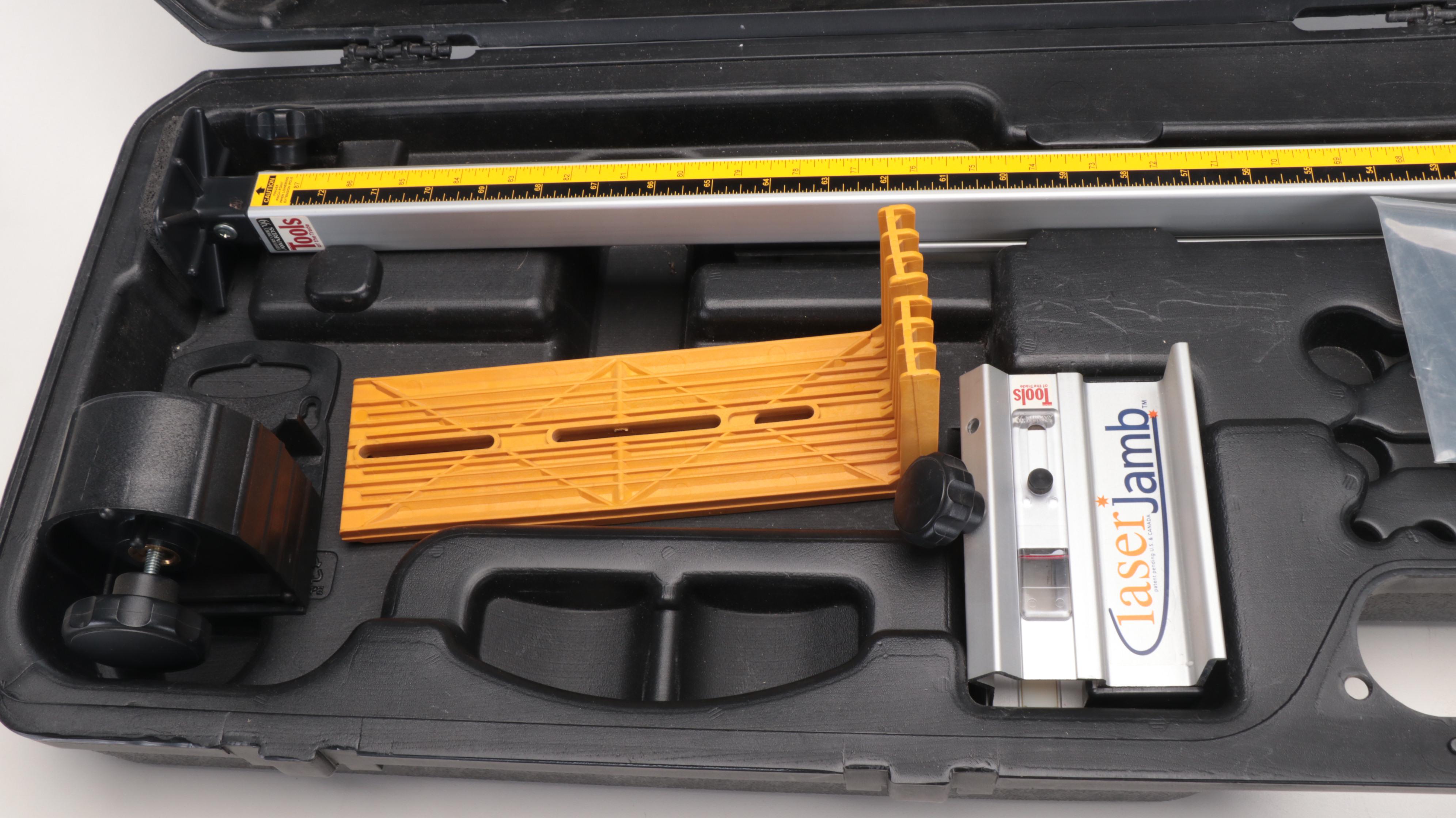 Stanley FatMax Spirit Level with Laser Jamb Extension Pole, Case and  More