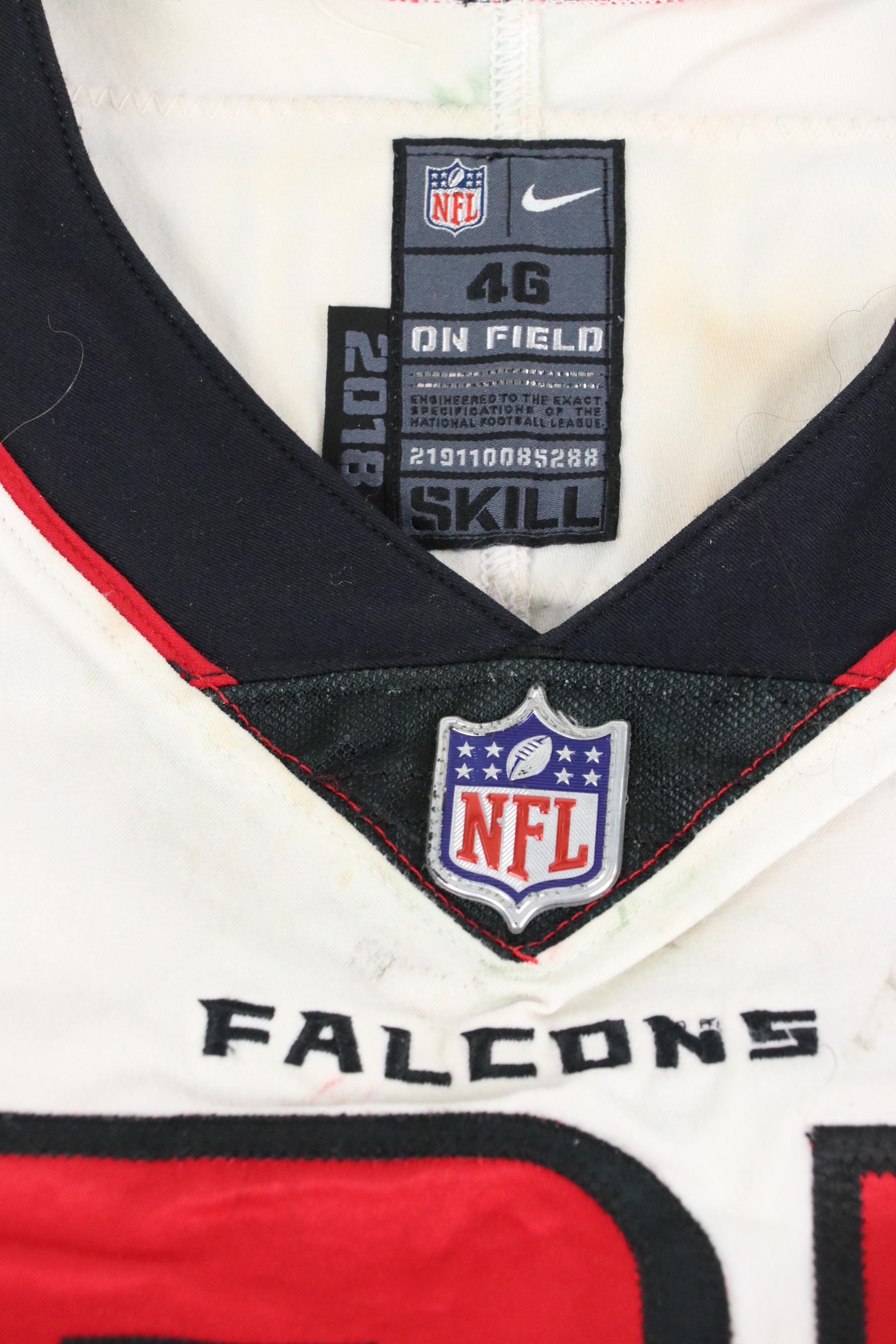 Austin Hooper Game Used Atlanta Falcons Nike Football Jersey