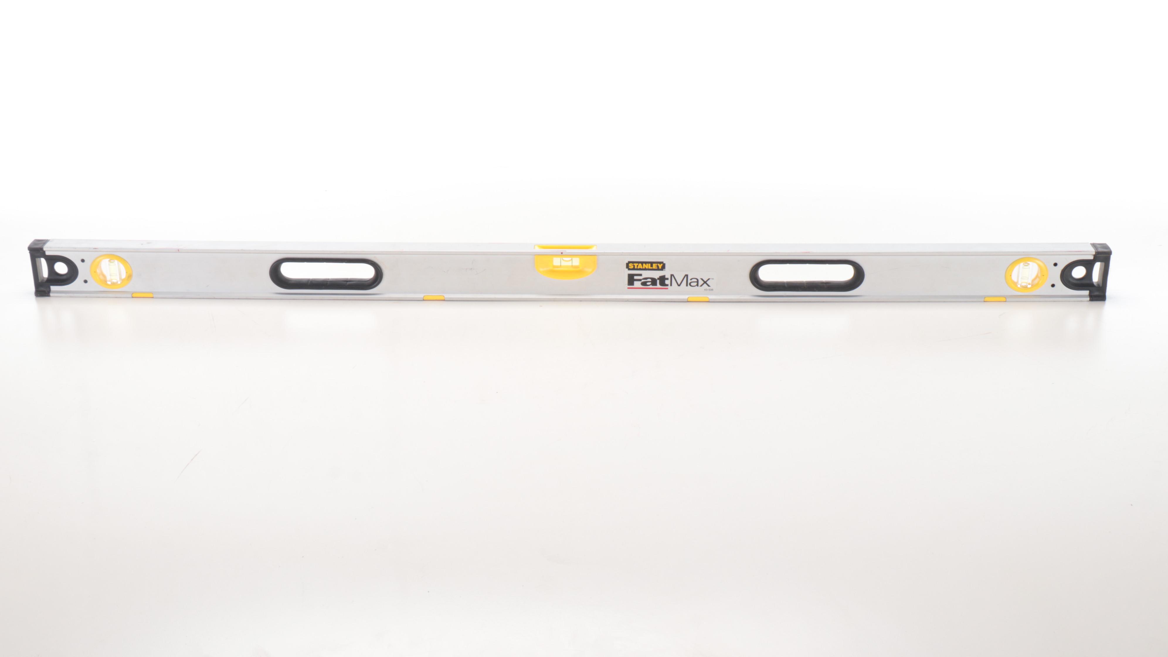 Stanley FatMax Spirit Level with Laser Jamb Extension Pole, Case and  More