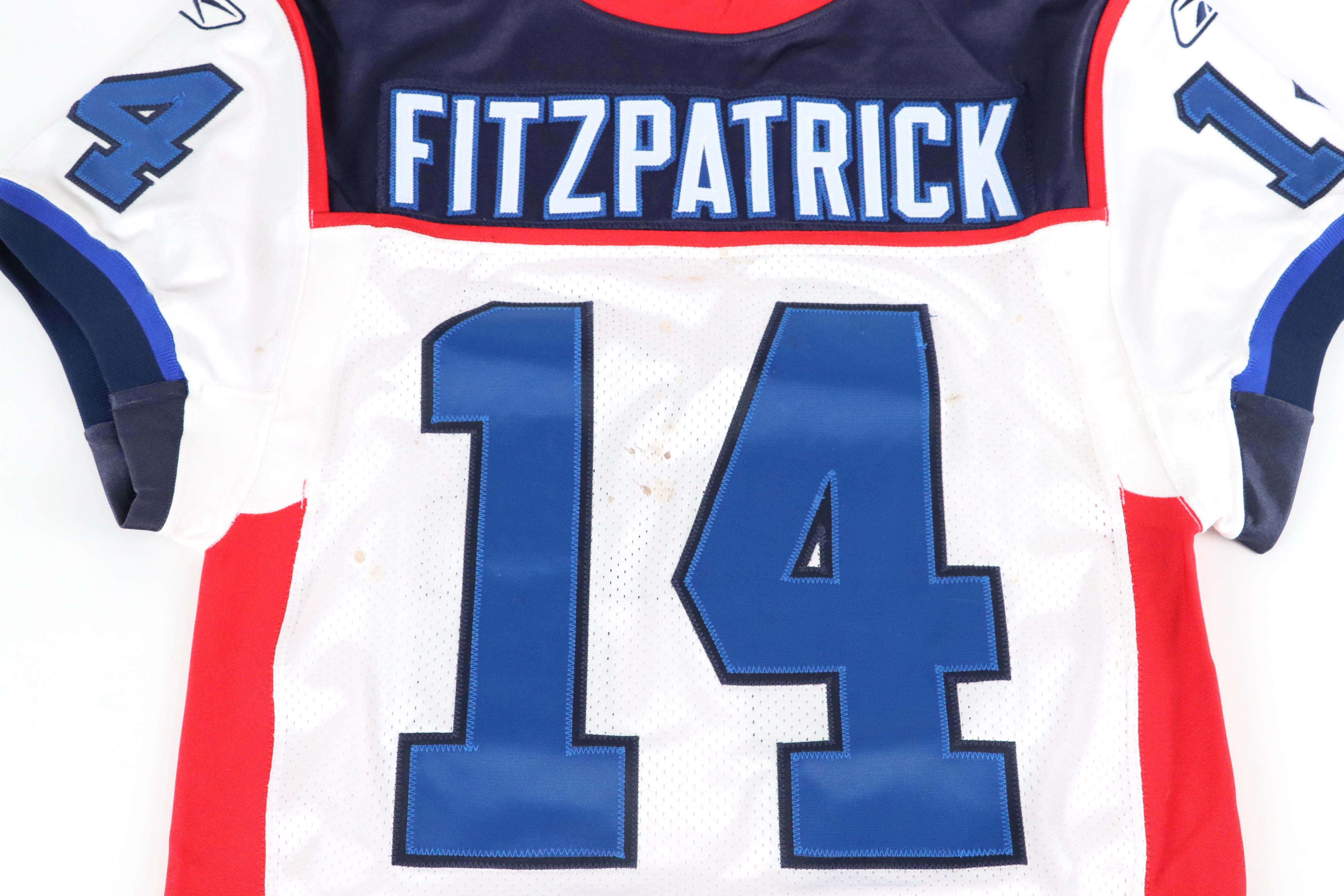 Ryan Fitzpatrick Player Issued Buffalo Bills Reebok Football Jersey