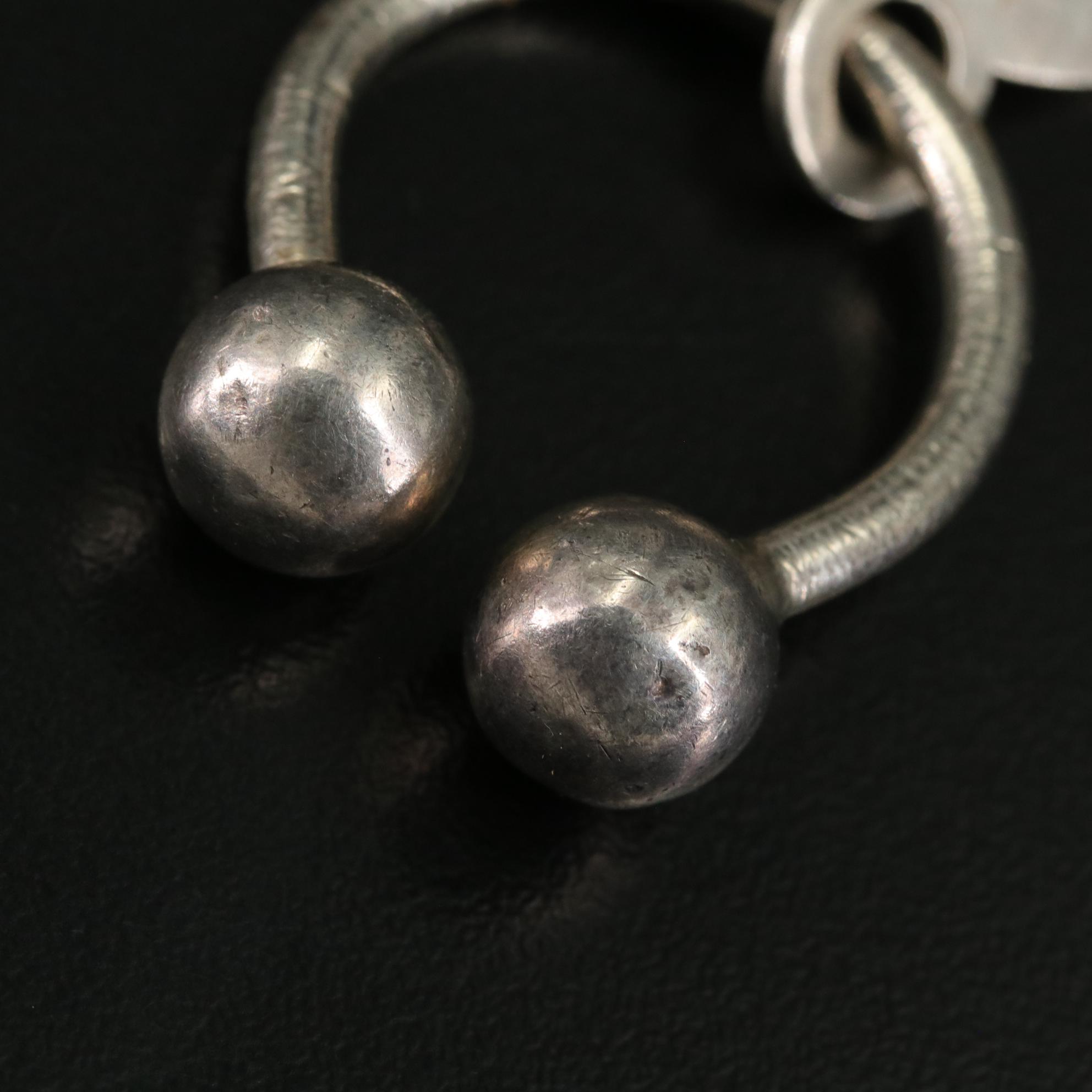 Tiffany & Co. Sterling Horseshoe Key Ring and Return to Tiffany Heart Tag