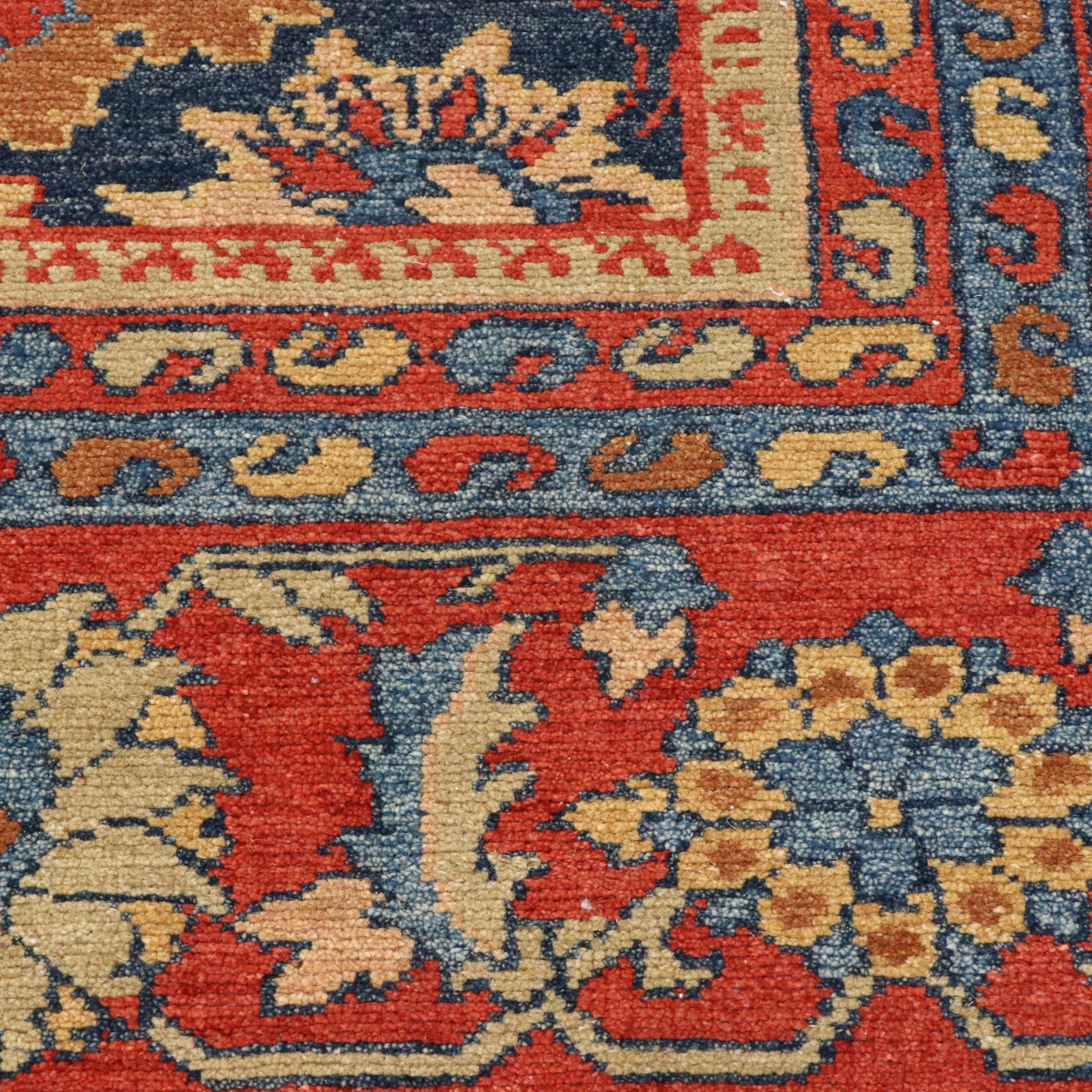 7'9 x 10'9 Hand-Knotted Michaelian & Kohlberg Sino-Pakistani Kazak Area Rug