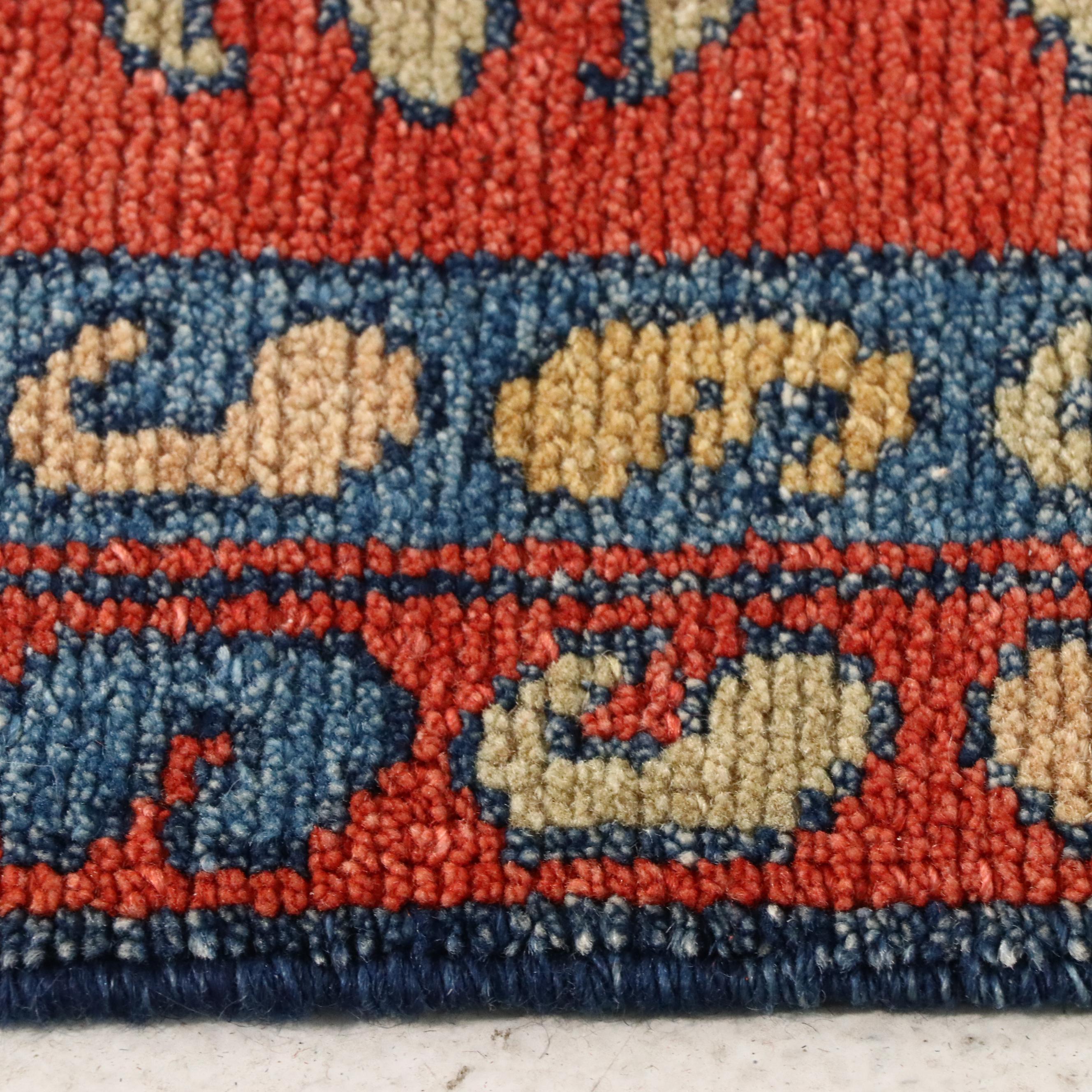 7'9 x 10'9 Hand-Knotted Michaelian & Kohlberg Sino-Pakistani Kazak Area Rug