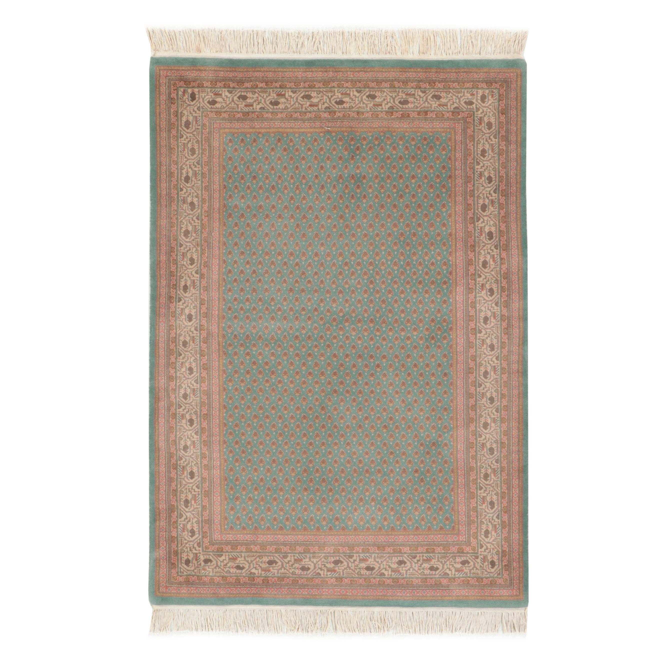 4'1 x 6'6 Hand-Knotted Pande Cameron of New York Indian Nizam Area Rug