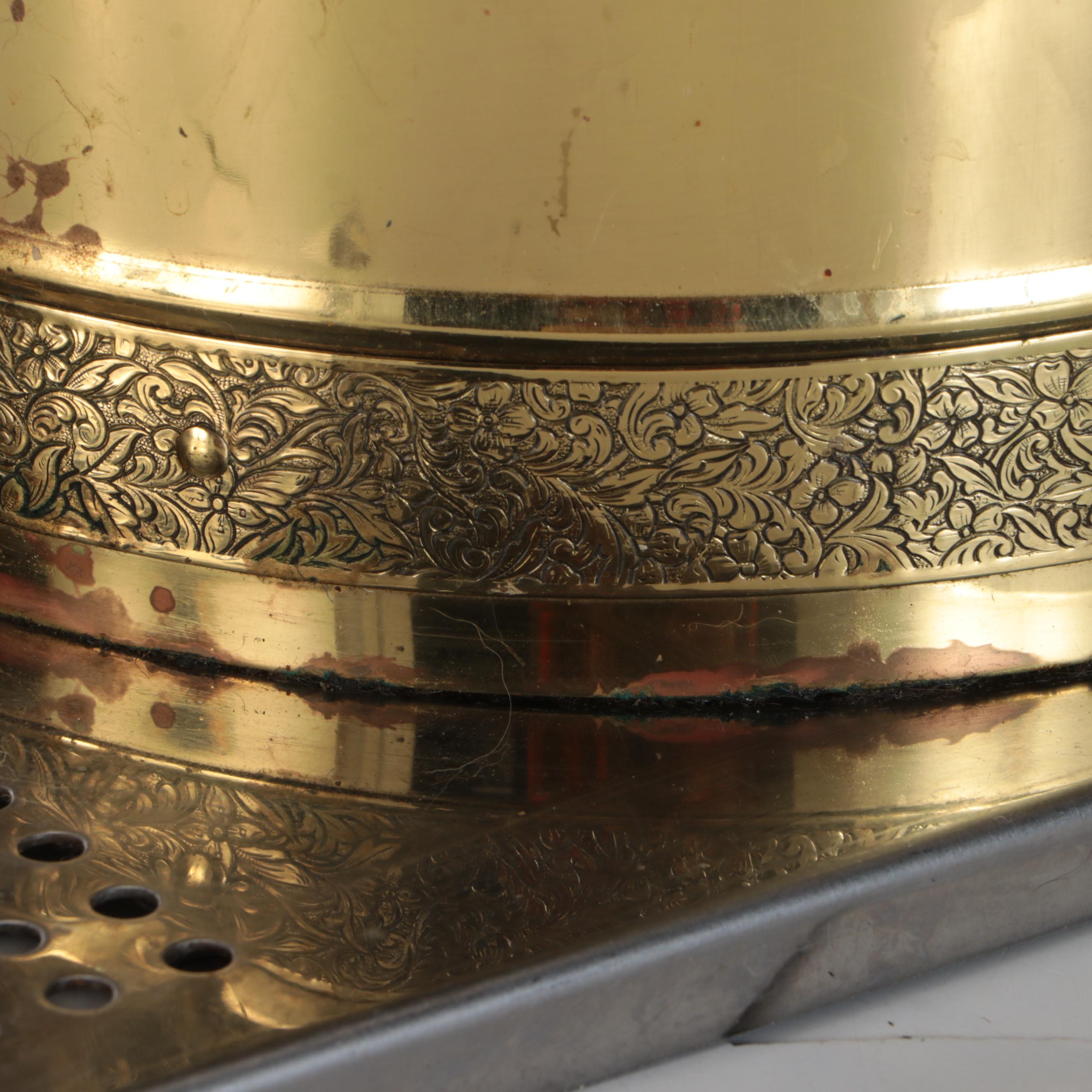 Italian Style Brass and Mixed Metal Espresso Machine