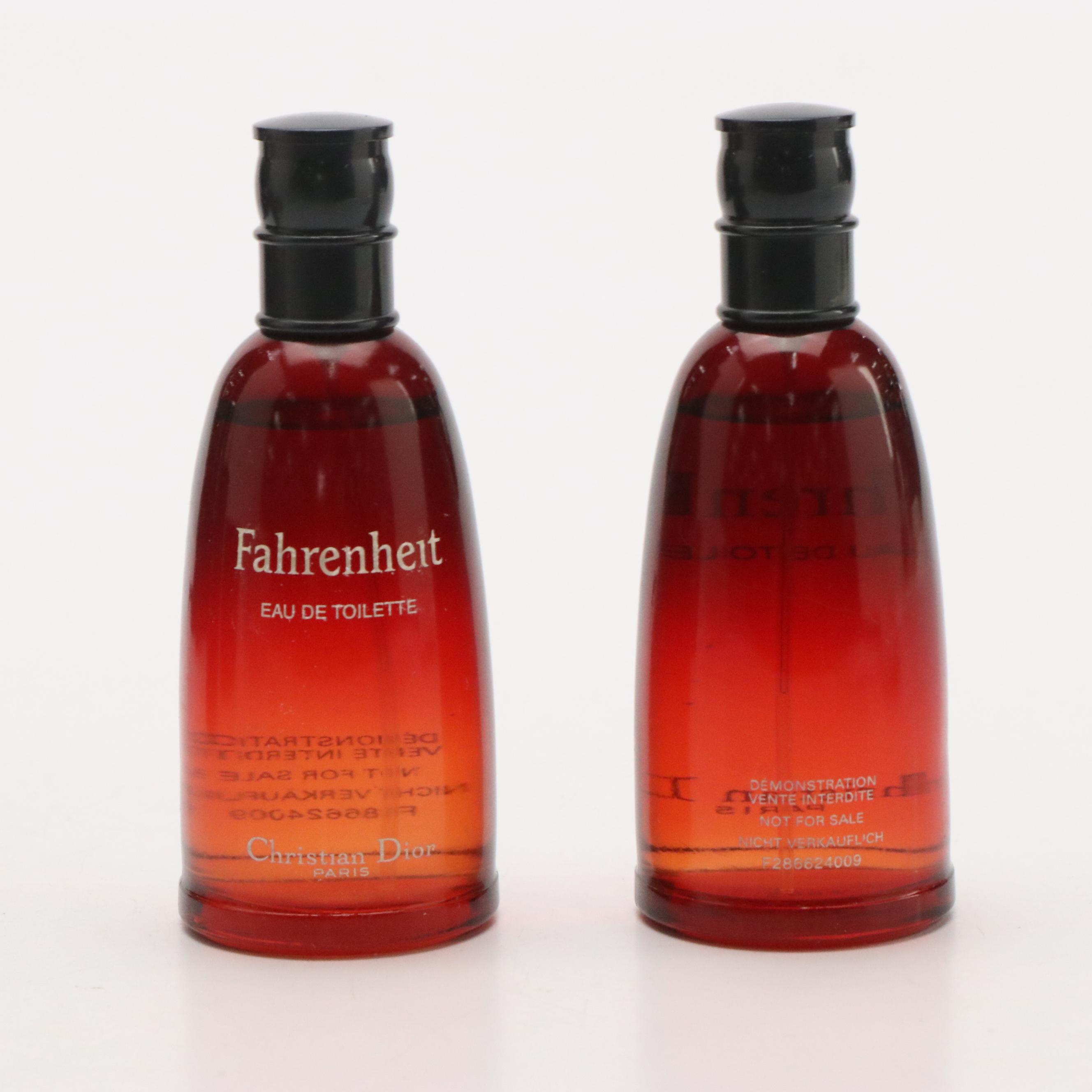 Fahrenheit and Eau Sauvage Natural Spray Cologne and Bar Soap by Christian Dior