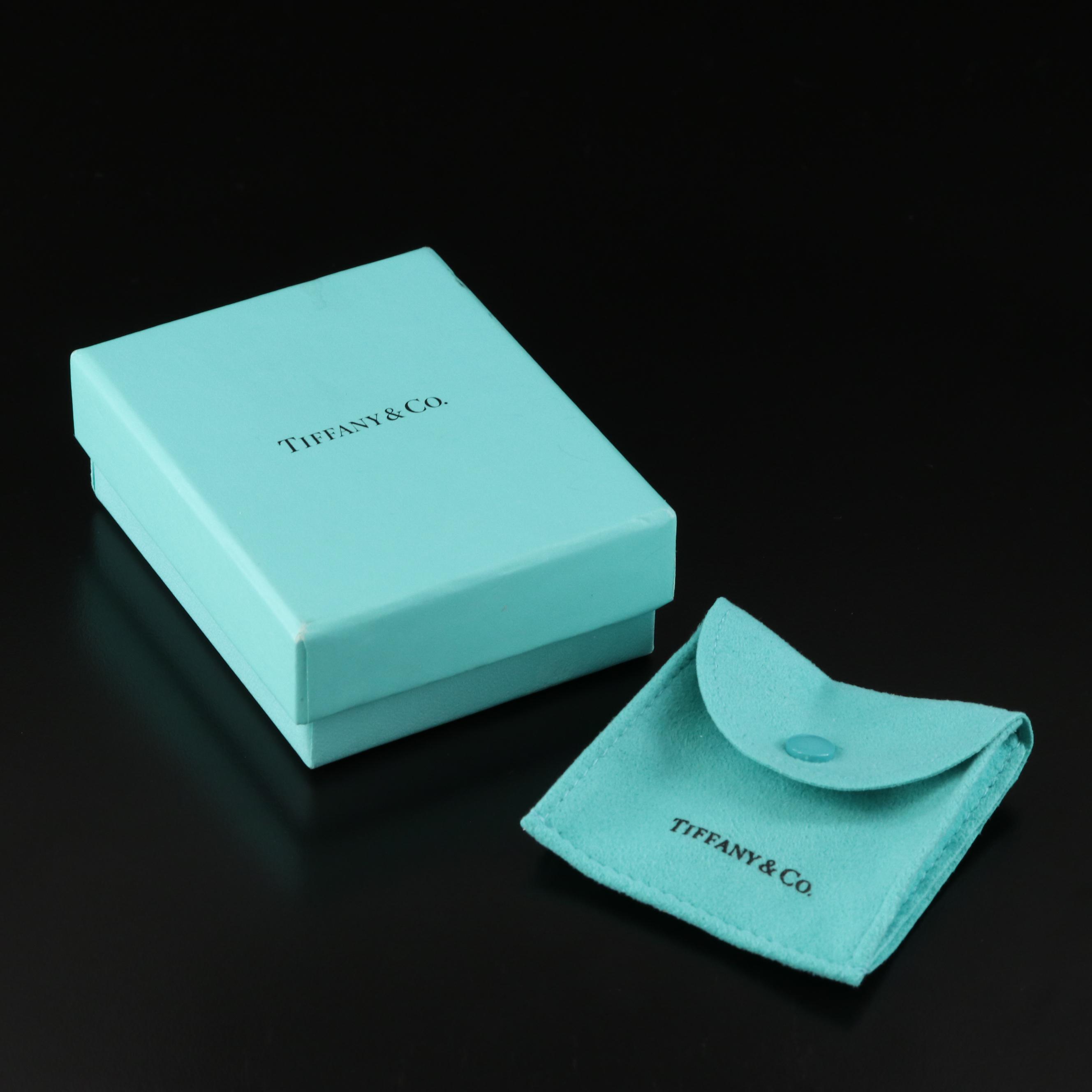 Tiffany & Co. Sterling Peace Sign Necklace