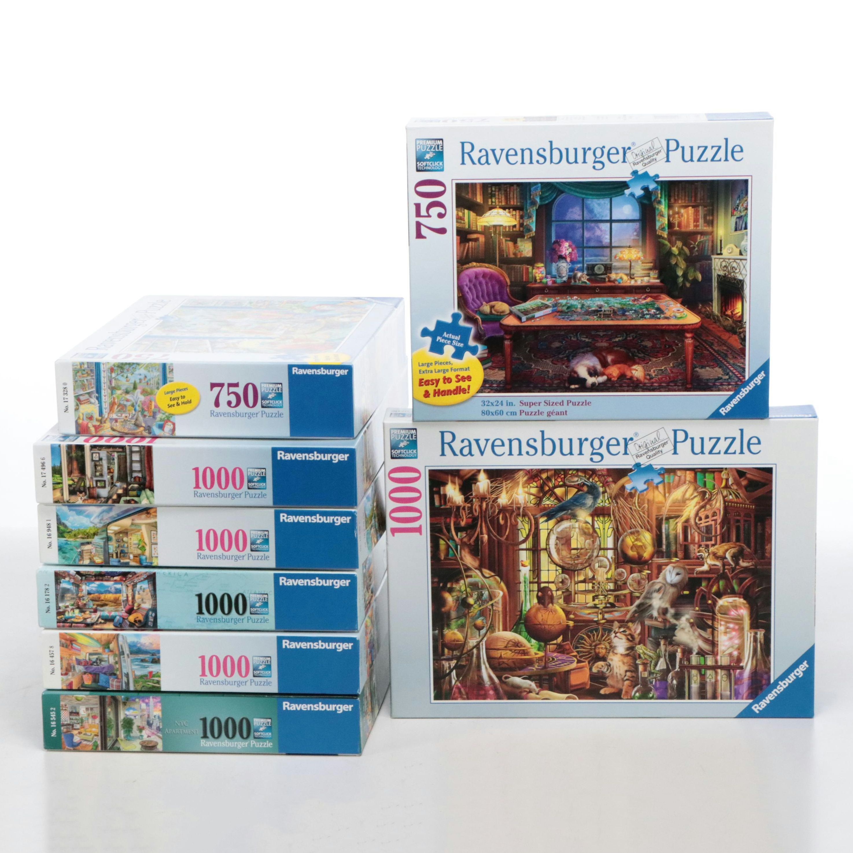 Ravensburger 750 and 1000 Piece Puzzles