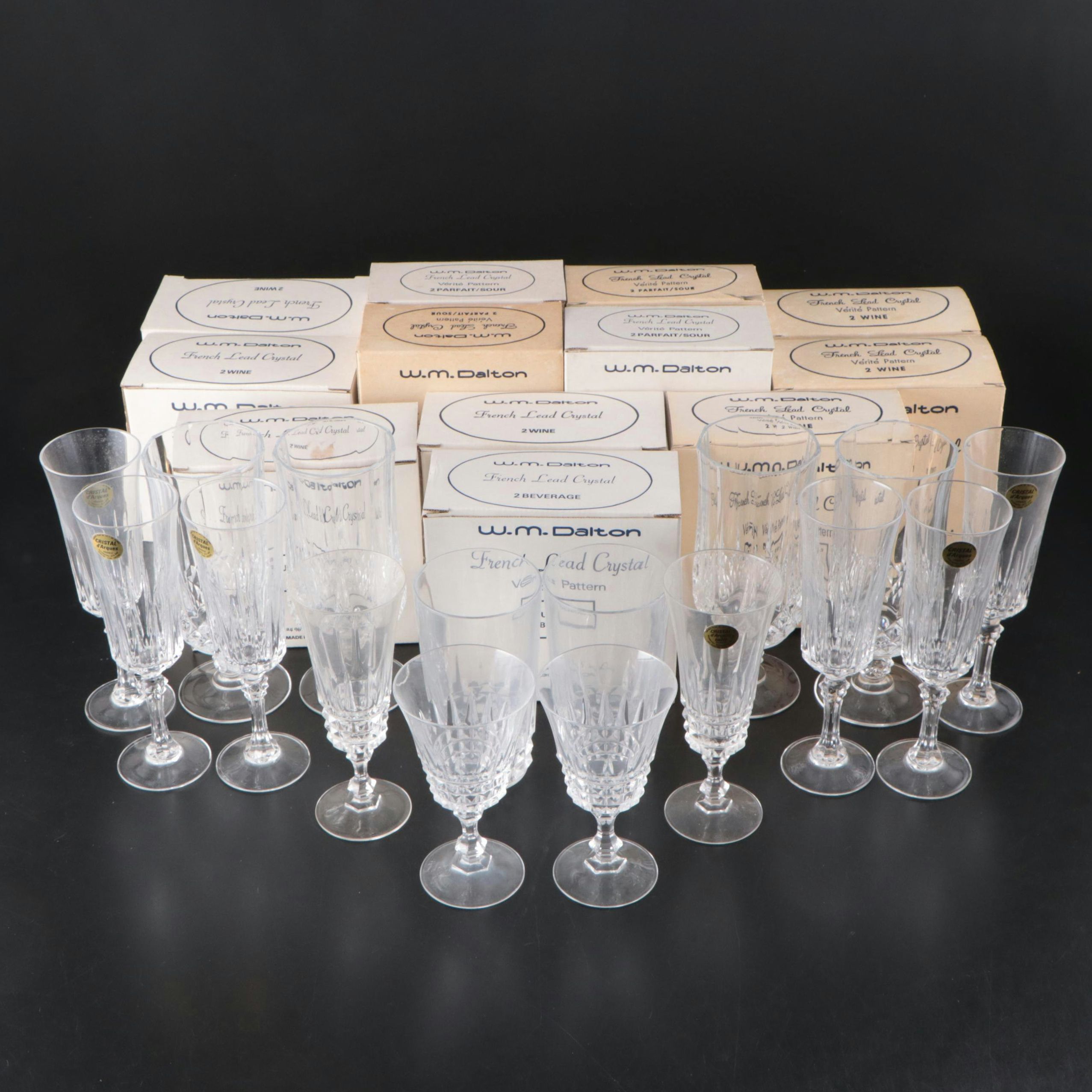 Cristal D'Arques "Longchamp" and More Crystal Stemware