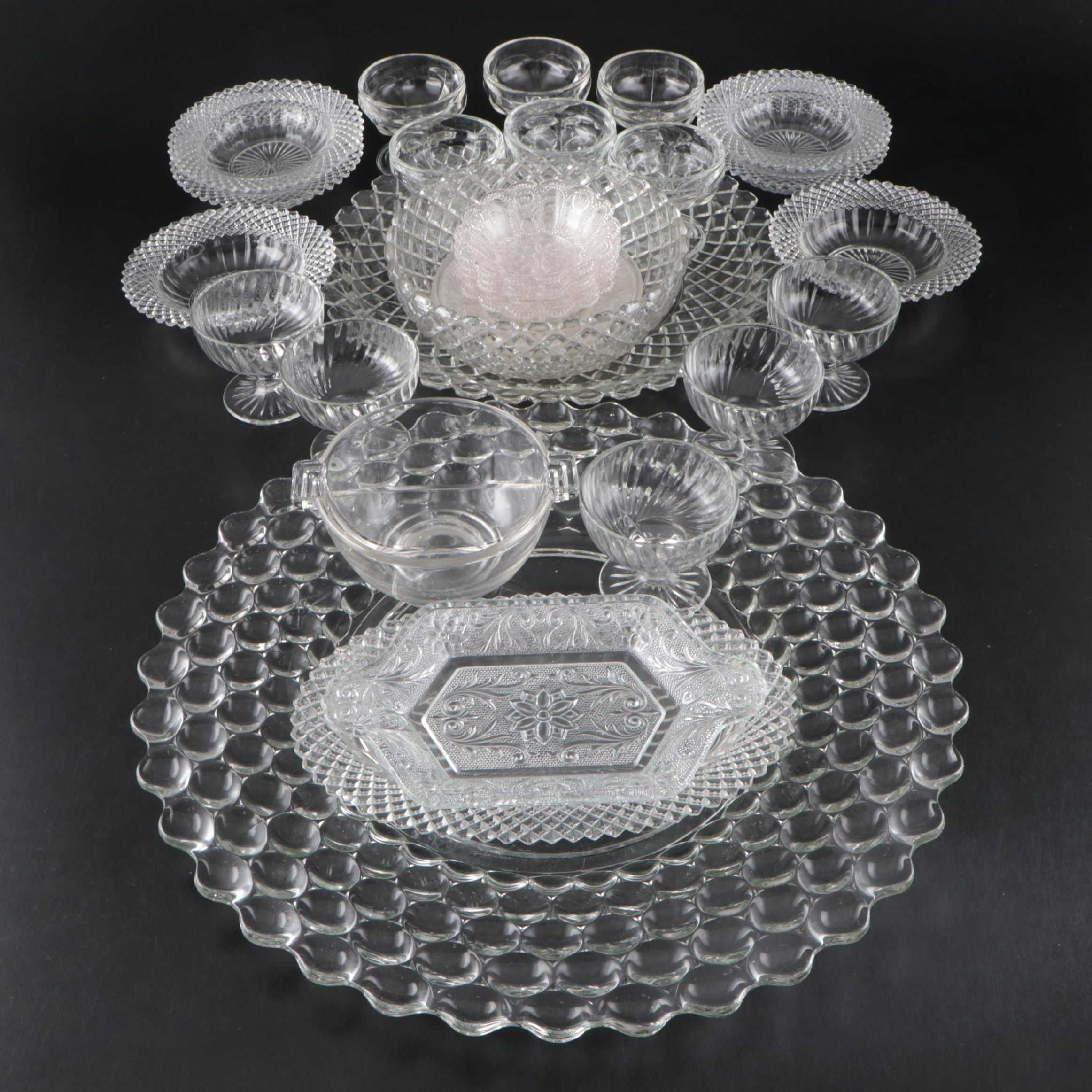 Anchor Hocking "Miss America" with Indiana Glass and Other Glass Tableware