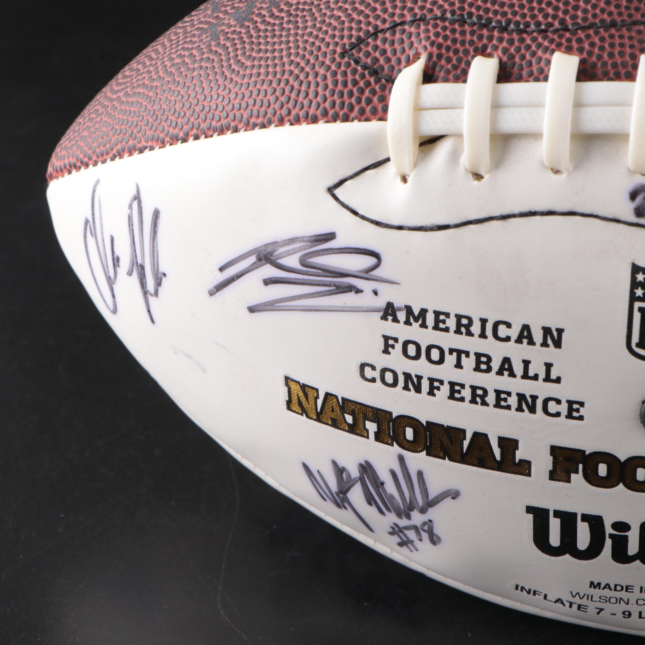 2019 NFL Draft Class Signed Wilson NFL Football Featuring Jonah Williams & More