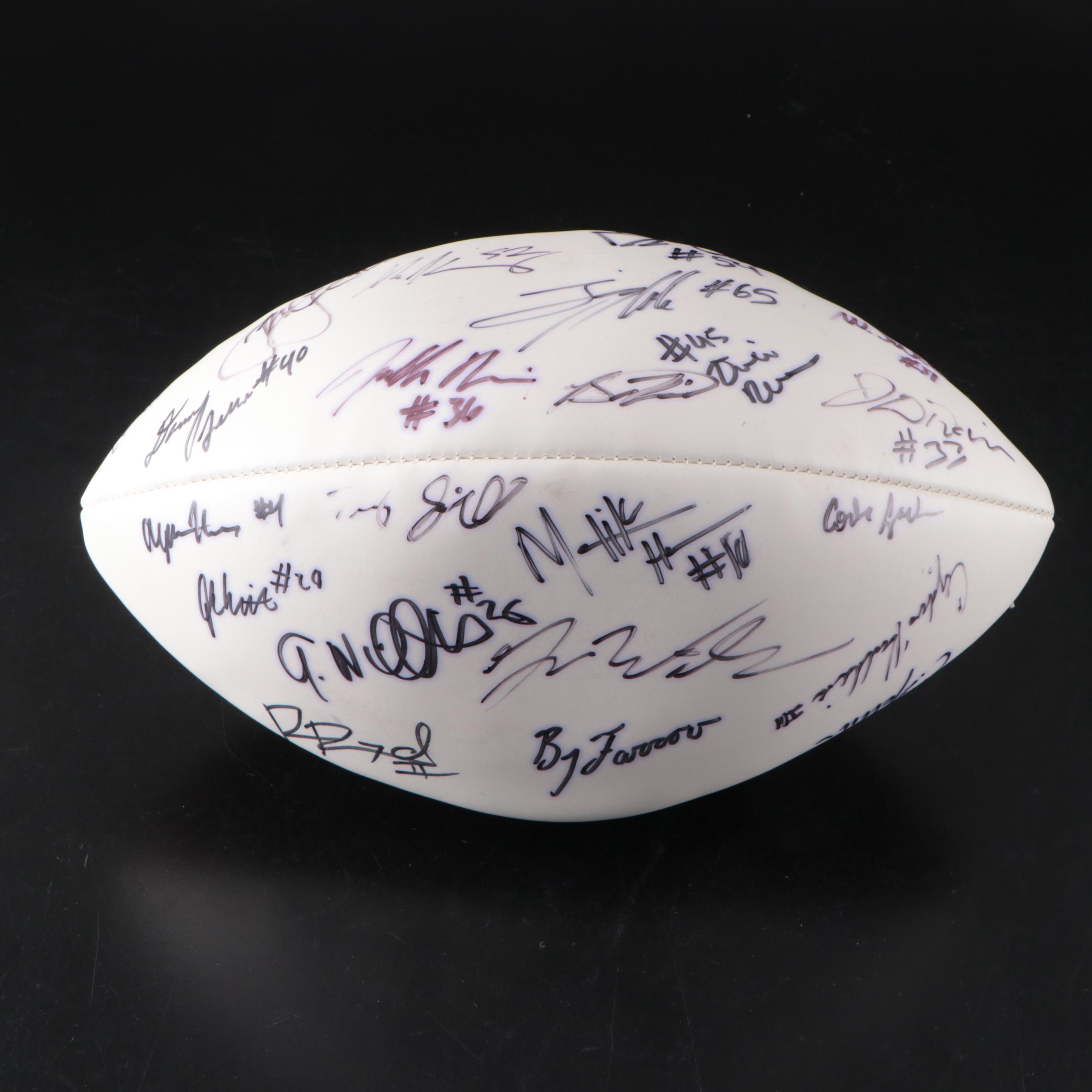 2019 NFL Draft Class Signed Wilson NFL Football Featuring Jonah Williams & More