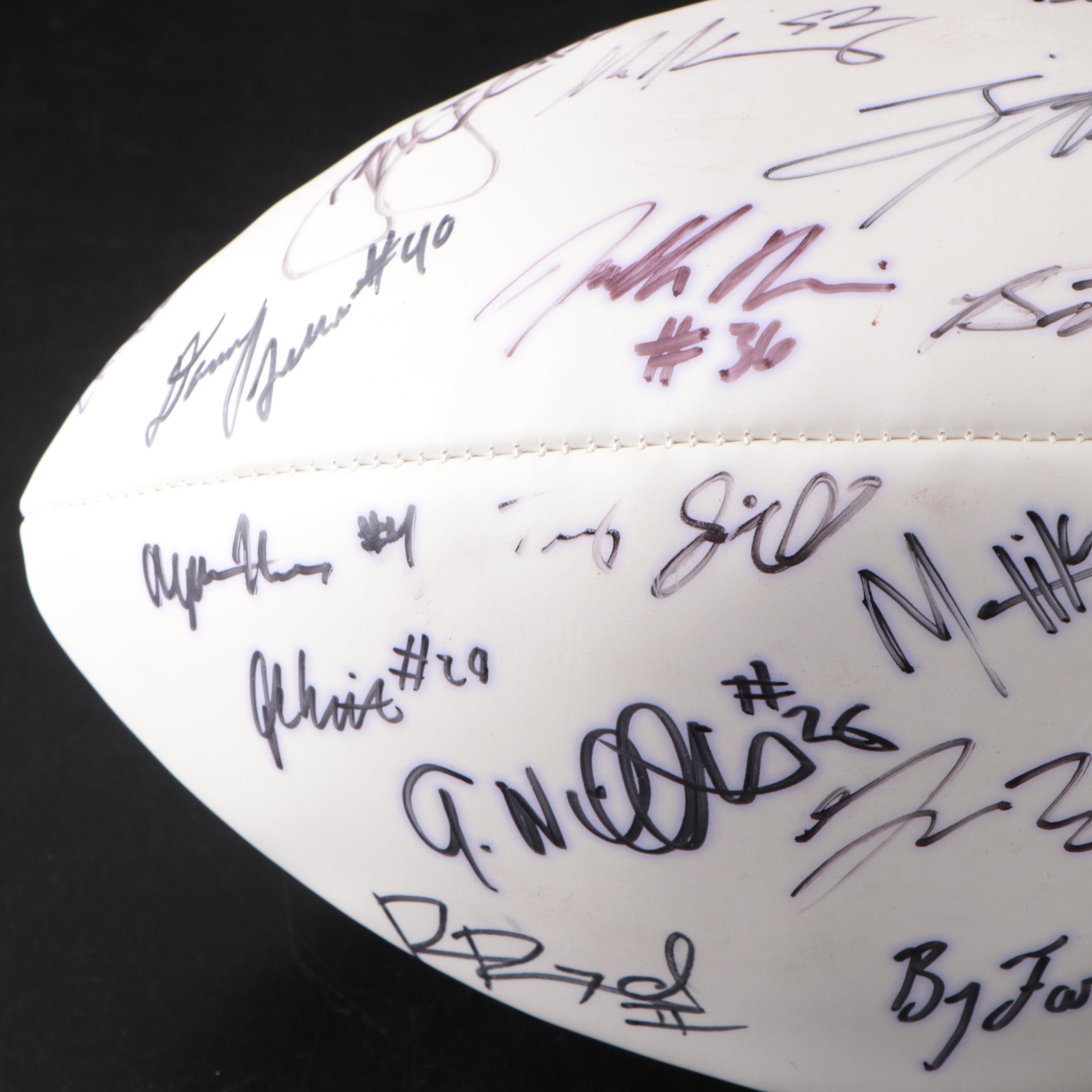 2019 NFL Draft Class Signed Wilson NFL Football Featuring Jonah Williams & More