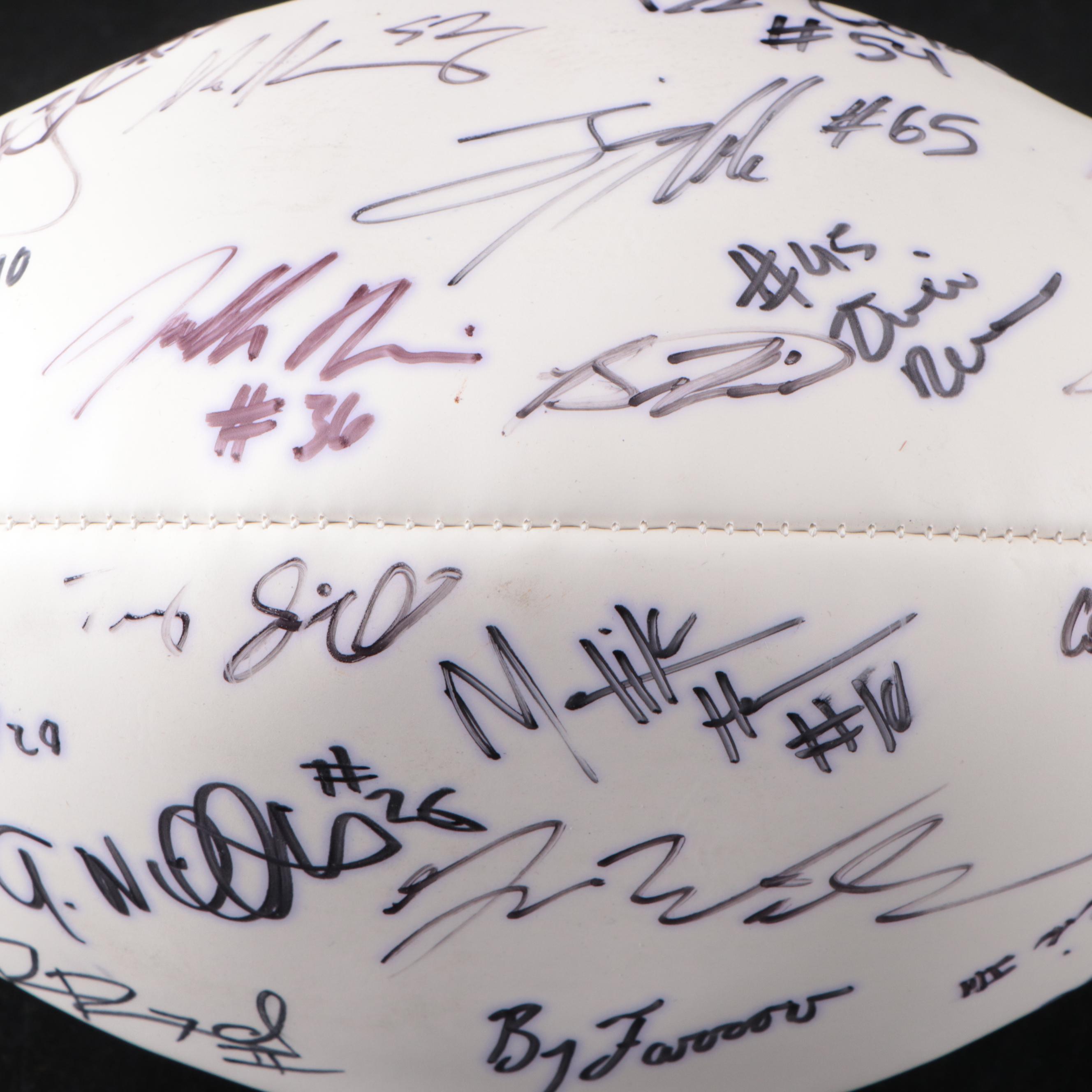 2019 NFL Draft Class Signed Wilson NFL Football Featuring Jonah Williams & More