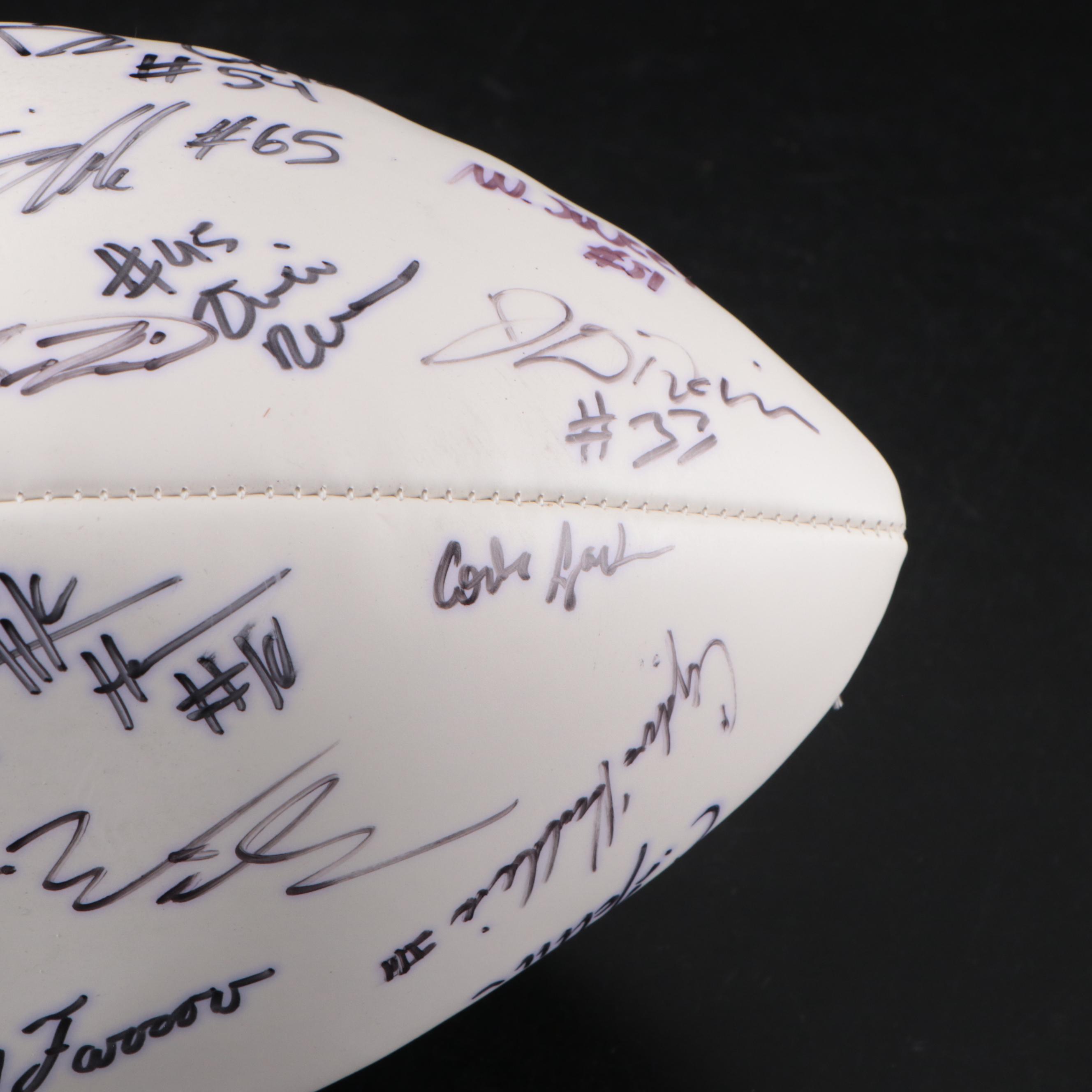 2019 NFL Draft Class Signed Wilson NFL Football Featuring Jonah Williams & More
