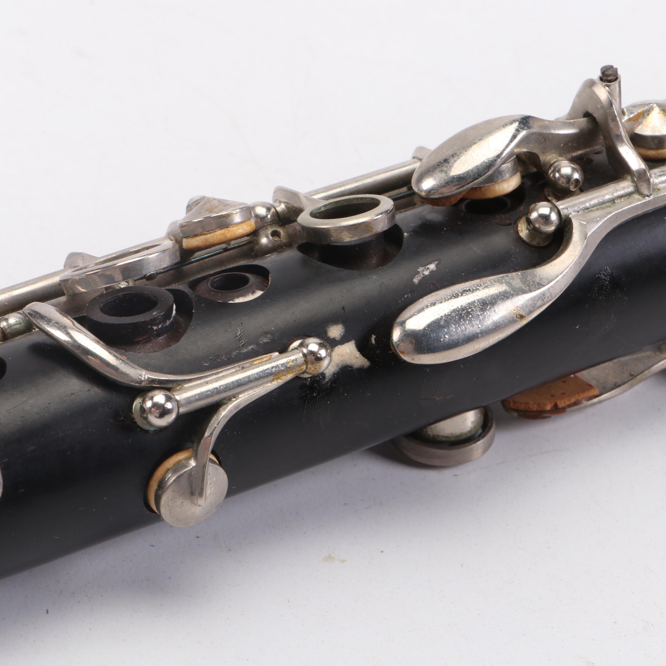 Paul Renne of Paris Ebony Wood Clarinet with Hard Travel Case