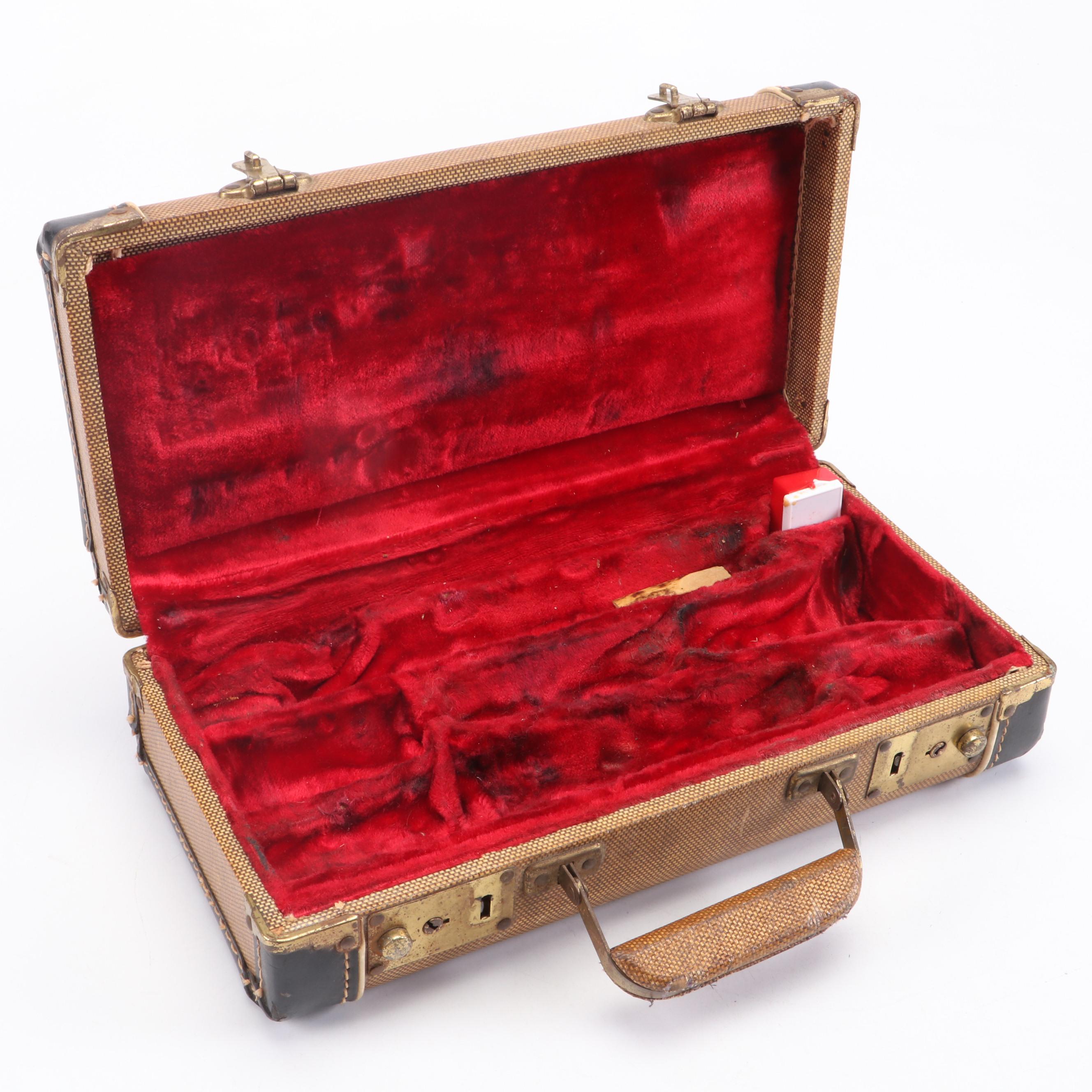 Paul Renne of Paris Ebony Wood Clarinet with Hard Travel Case